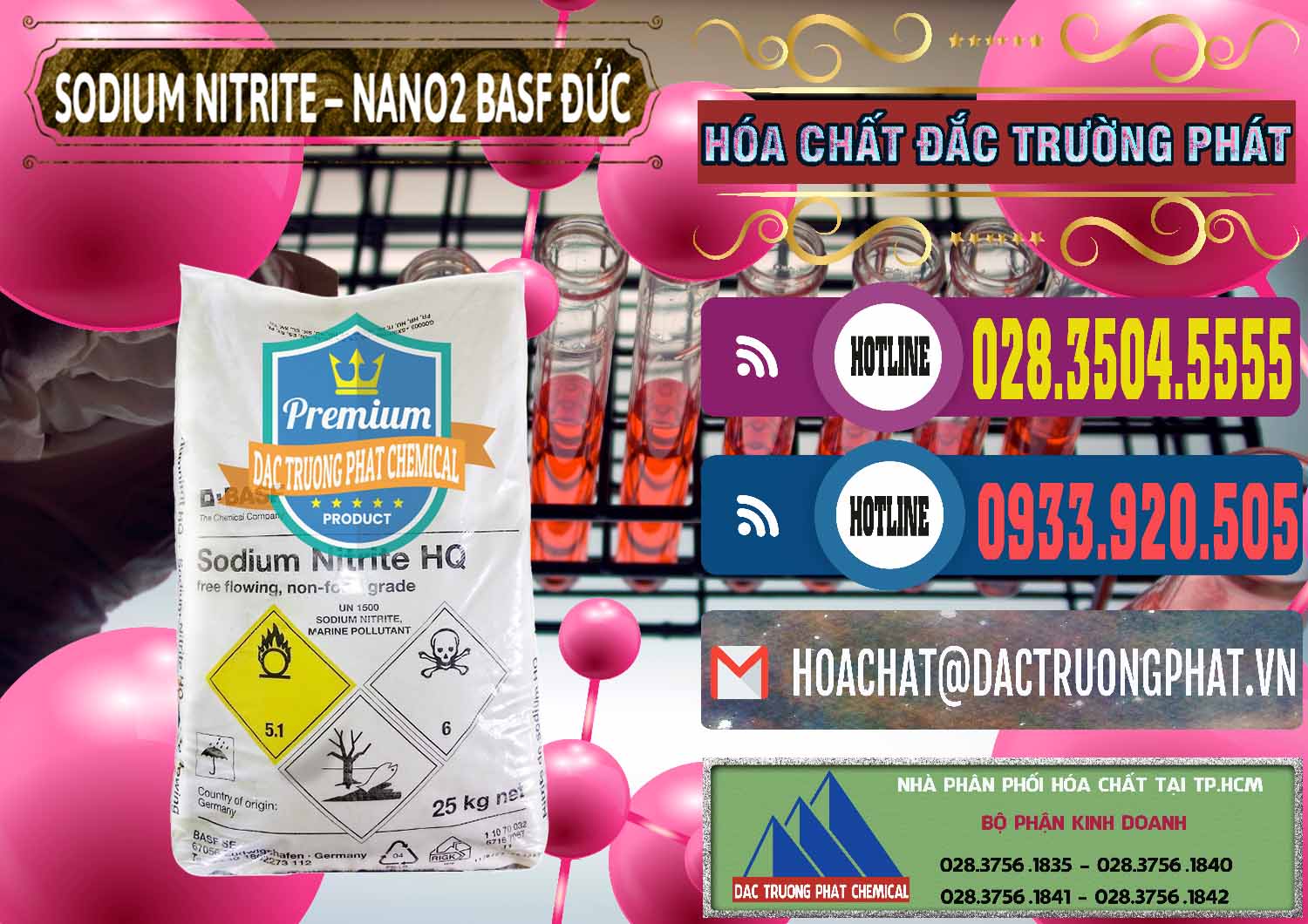 Đơn vị nhập khẩu và bán Sodium Nitrite - NANO2 Đức BASF Germany - 0148 - Chuyên bán - phân phối hóa chất tại TP.HCM - muabanhoachat.com.vn
