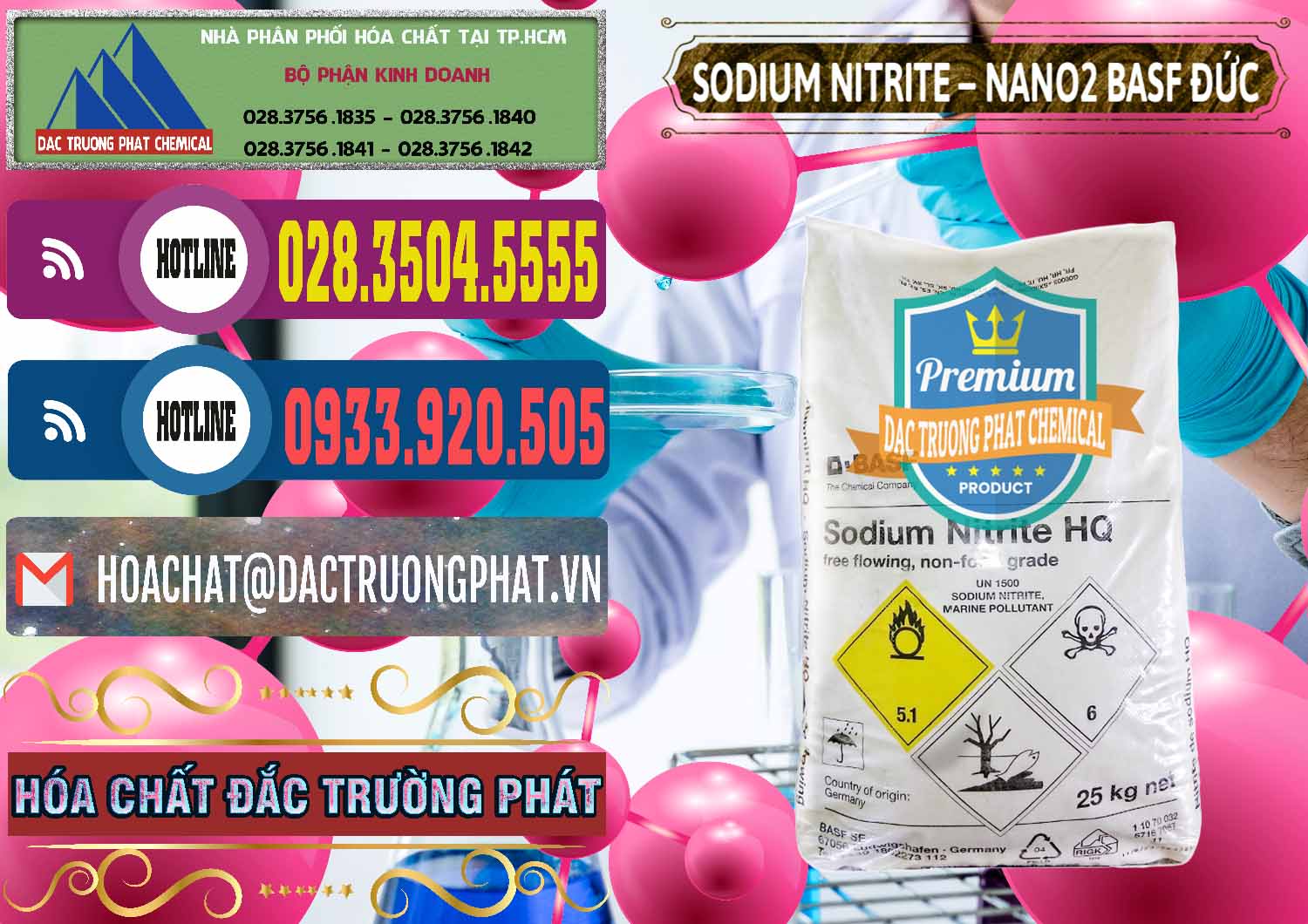 Nơi chuyên bán ( cung ứng ) Sodium Nitrite - NANO2 Đức BASF Germany - 0148 - Cty cung cấp và bán hóa chất tại TP.HCM - muabanhoachat.com.vn