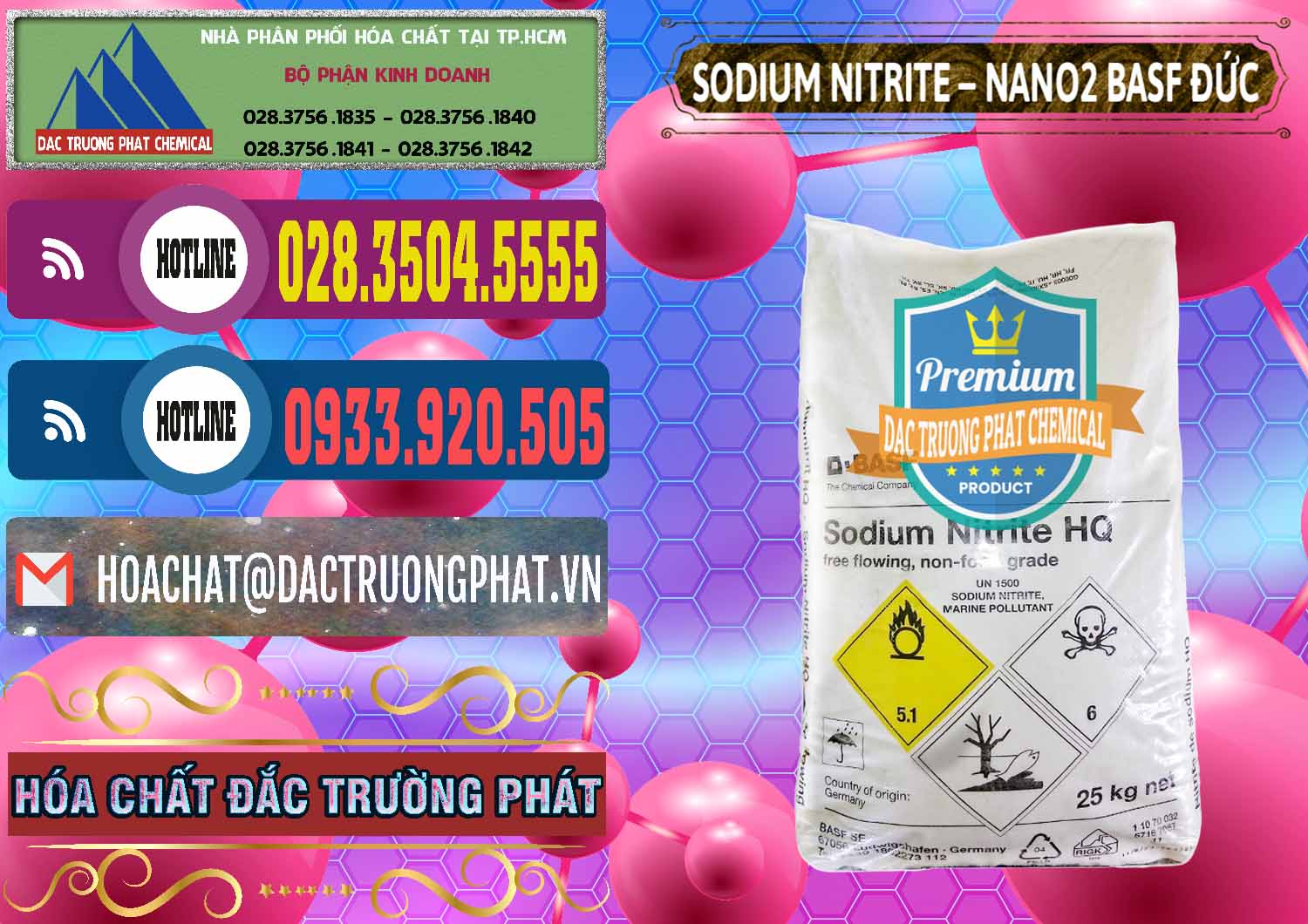 Chuyên cung ứng và bán Sodium Nitrite - NANO2 Đức BASF Germany - 0148 - Nơi nhập khẩu và cung cấp hóa chất tại TP.HCM - muabanhoachat.com.vn