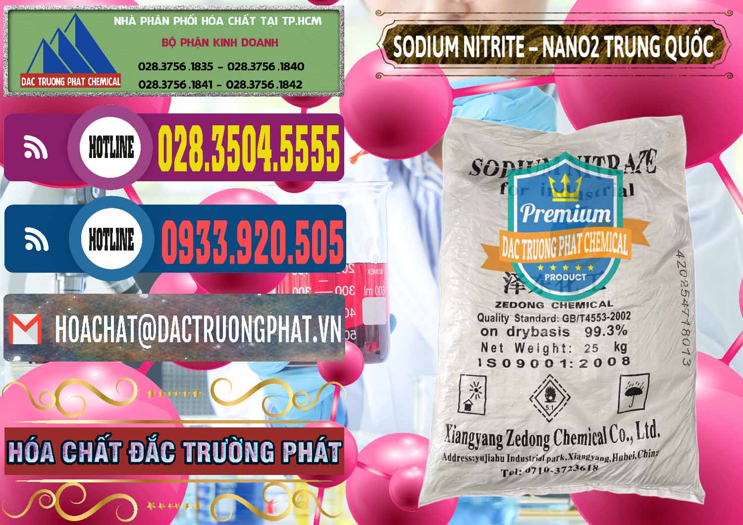 Cty chuyên nhập khẩu - bán Sodium Nitrite - NANO2 Zedong Trung Quốc China - 0149 - Đơn vị chuyên kinh doanh _ phân phối hóa chất tại TP.HCM - muabanhoachat.com.vn