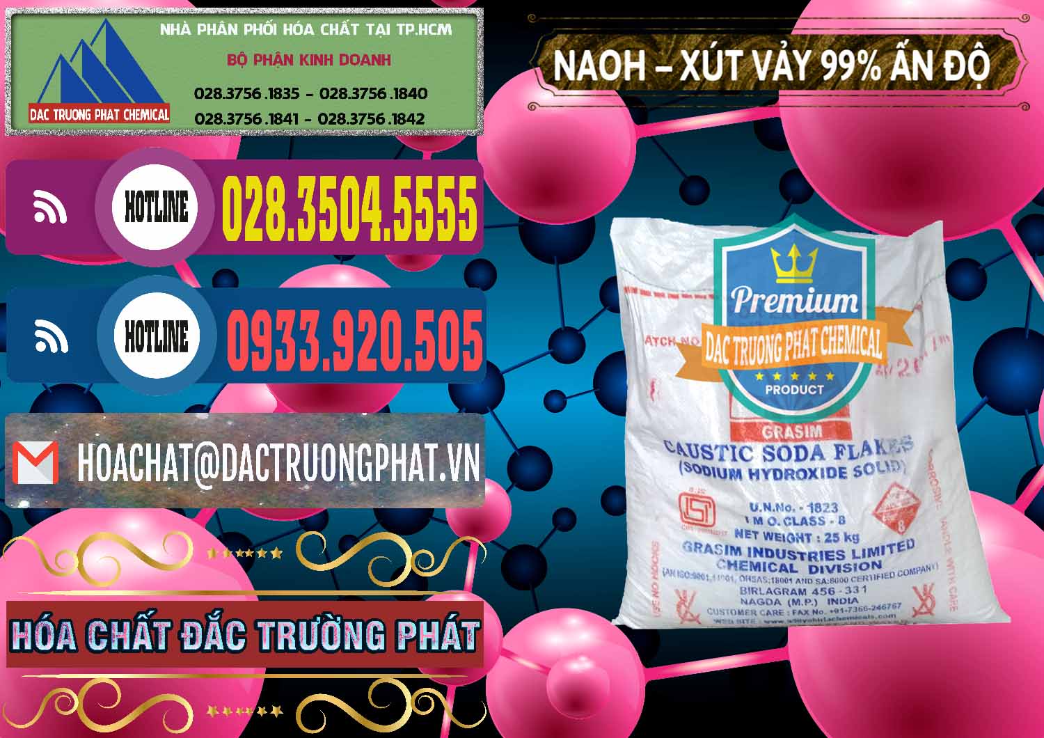 Cty chuyên nhập khẩu _ bán Xút Vảy - NaOH Vảy 99% Aditya Birla Grasim Ấn Độ India - 0171 - Chuyên cung cấp & phân phối hóa chất tại TP.HCM - muabanhoachat.com.vn