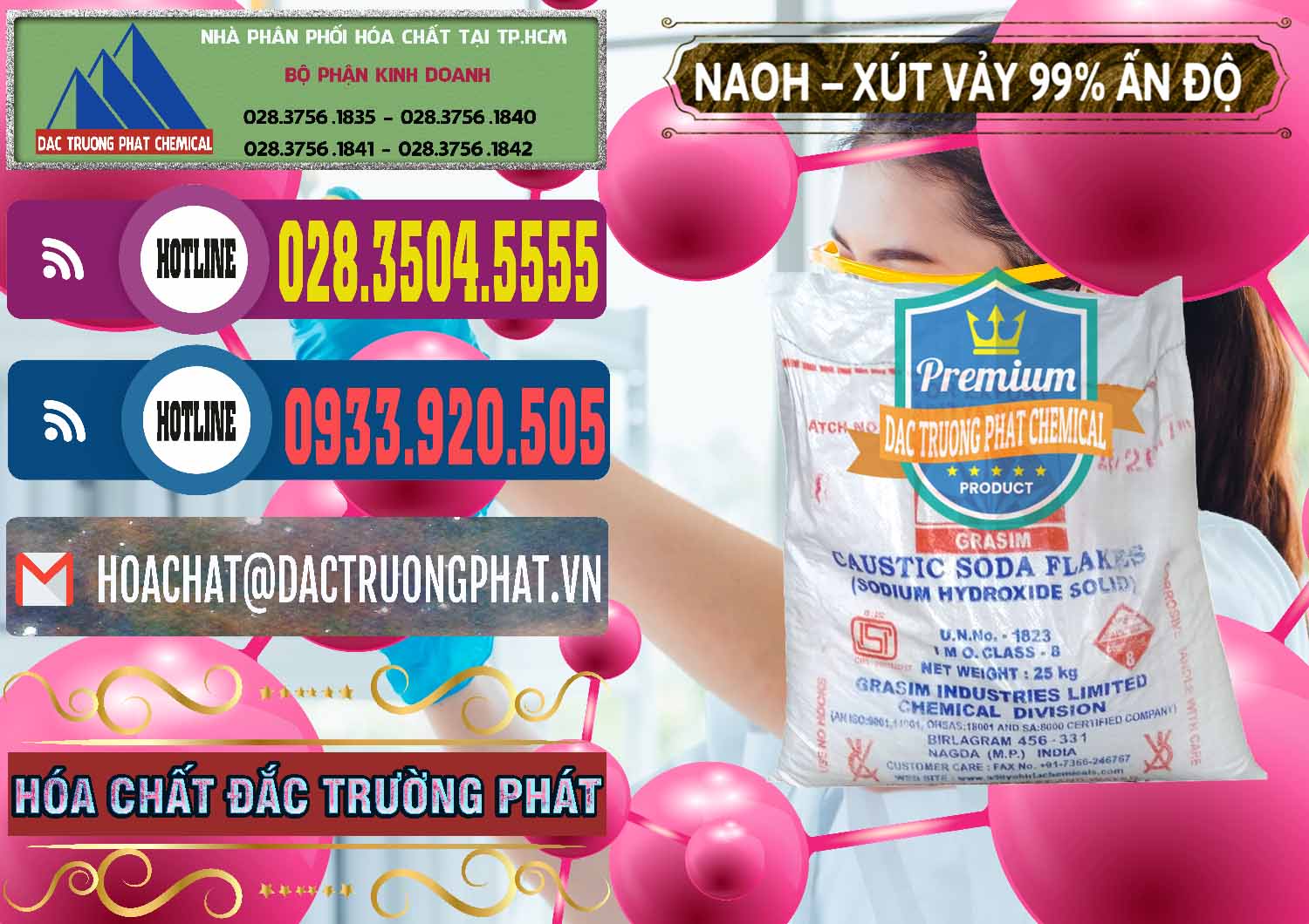 Nhà cung ứng và bán Xút Vảy - NaOH Vảy 99% Aditya Birla Grasim Ấn Độ India - 0171 - Công ty nhập khẩu & cung cấp hóa chất tại TP.HCM - muabanhoachat.com.vn