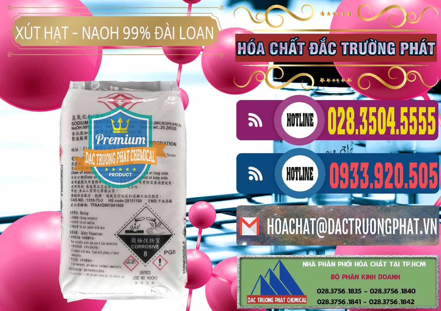 Đơn vị chuyên phân phối và bán Xút Hạt - NaOH Bột 99% Đài Loan Taiwan Formosa - 0167 - Công ty chuyên nhập khẩu và phân phối hóa chất tại TP.HCM - muabanhoachat.com.vn