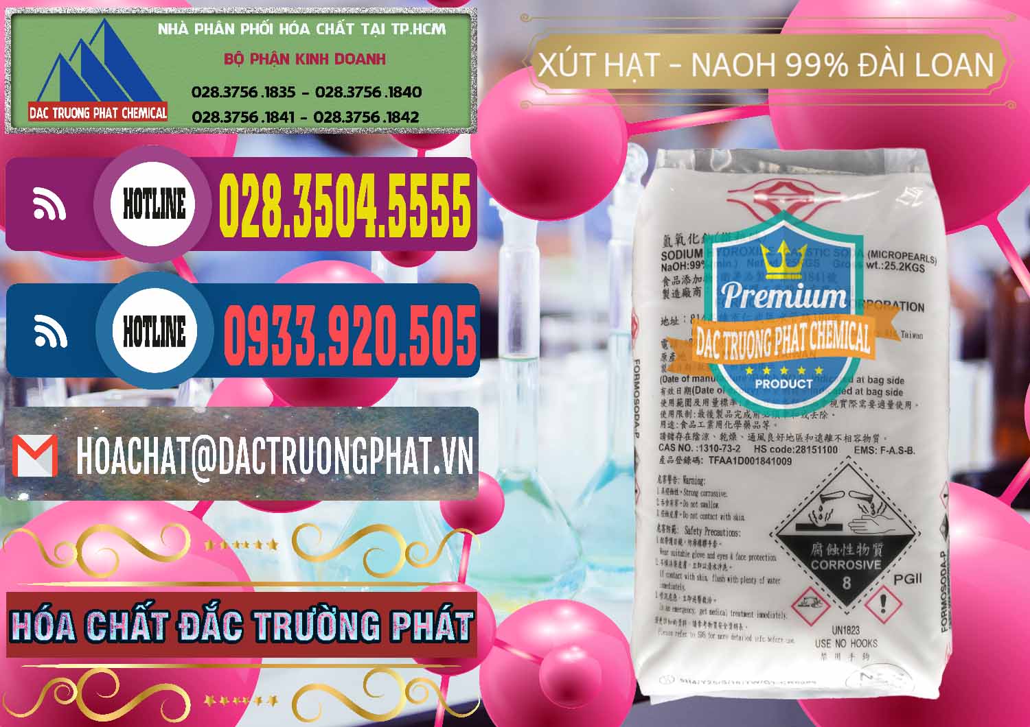Bán - cung ứng Xút Hạt - NaOH Bột 99% Đài Loan Taiwan Formosa - 0167 - Nơi phân phối - cung cấp hóa chất tại TP.HCM - muabanhoachat.com.vn