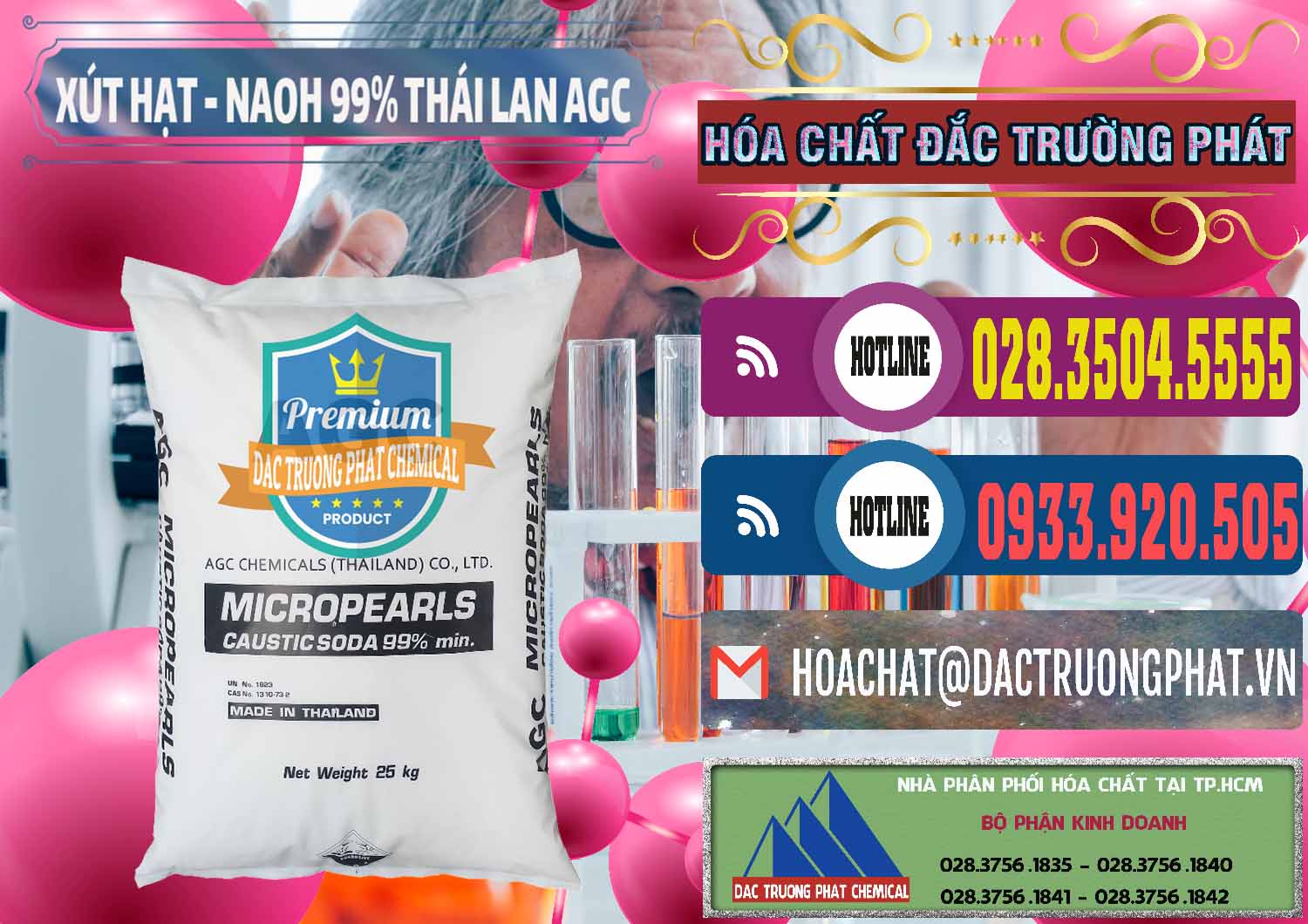 Công ty chuyên cung ứng và bán Xút Hạt - NaOH Bột 99% AGC Thái Lan - 0168 - Nơi cung cấp _ bán hóa chất tại TP.HCM - muabanhoachat.com.vn