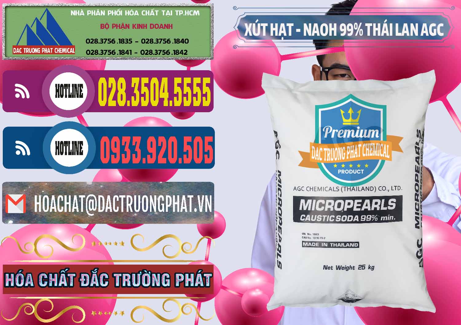 Bán _ phân phối Xút Hạt - NaOH Bột 99% AGC Thái Lan - 0168 - Chuyên cung cấp ( bán ) hóa chất tại TP.HCM - muabanhoachat.com.vn