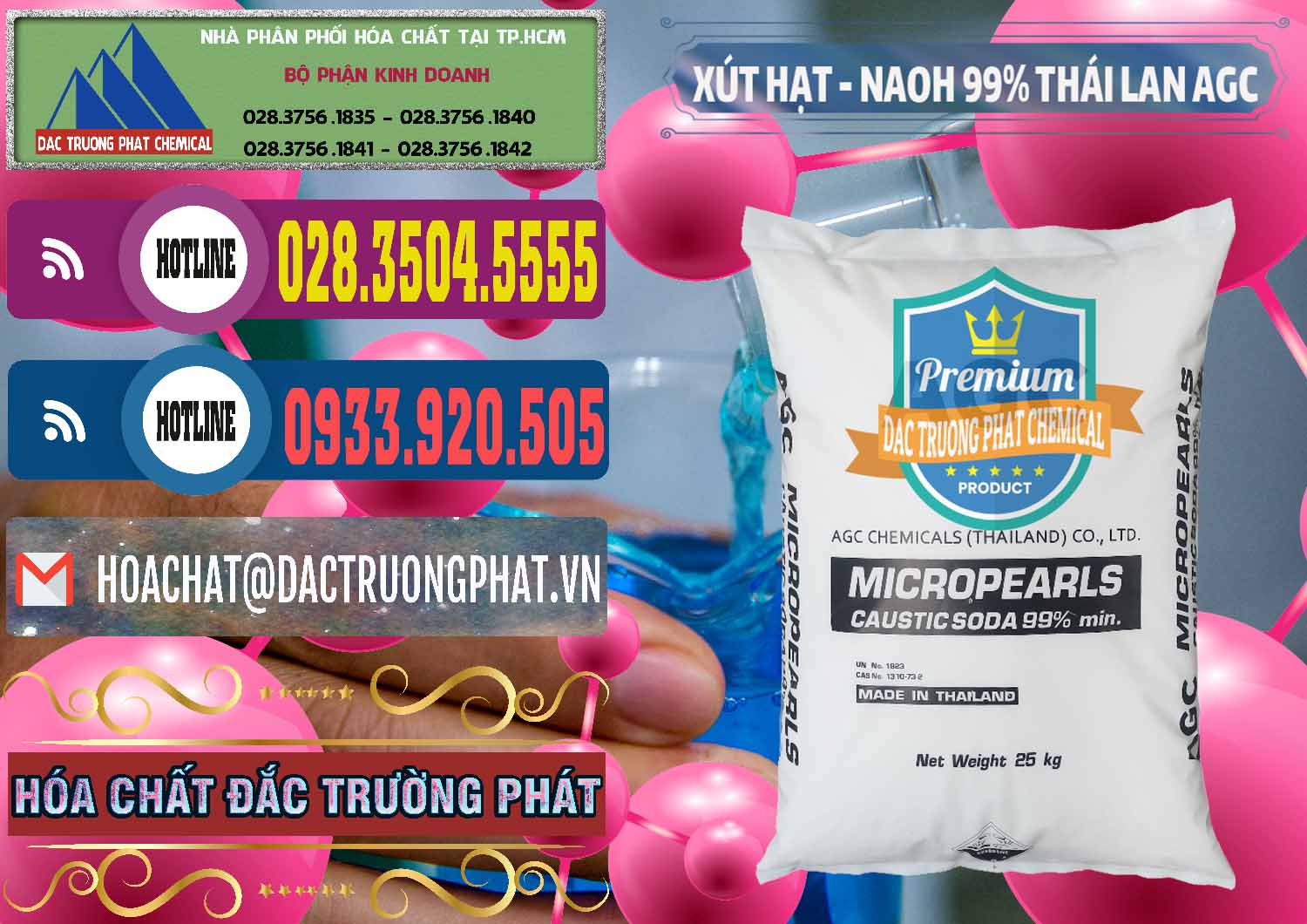 Đơn vị cung ứng và bán Xút Hạt - NaOH Bột 99% AGC Thái Lan - 0168 - Nhà cung cấp & bán hóa chất tại TP.HCM - muabanhoachat.com.vn