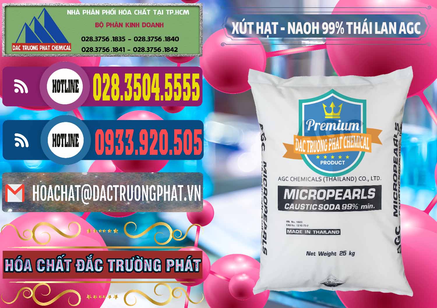 Chuyên kinh doanh - bán Xút Hạt - NaOH Bột 99% AGC Thái Lan - 0168 - Đơn vị chuyên cung ứng _ phân phối hóa chất tại TP.HCM - muabanhoachat.com.vn