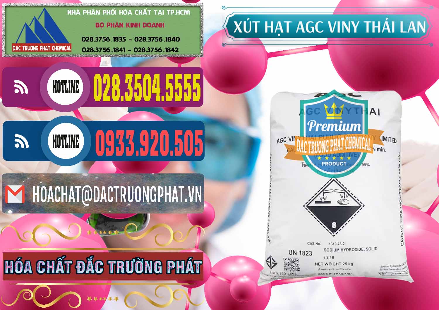 Cty chuyên cung ứng và bán Xút Hạt - NaOH Bột 99% AGC Viny Thái Lan - 0399 - Nhà phân phối và cung ứng hóa chất tại TP.HCM - muabanhoachat.com.vn