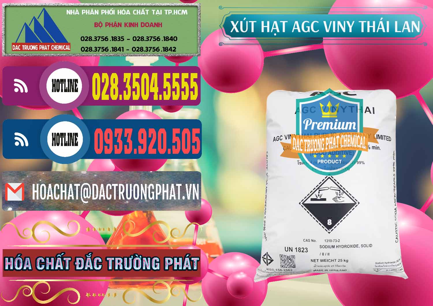 Bán - cung ứng Xút Hạt - NaOH Bột 99% AGC Viny Thái Lan - 0399 - Đơn vị chuyên cung cấp ( bán ) hóa chất tại TP.HCM - muabanhoachat.com.vn