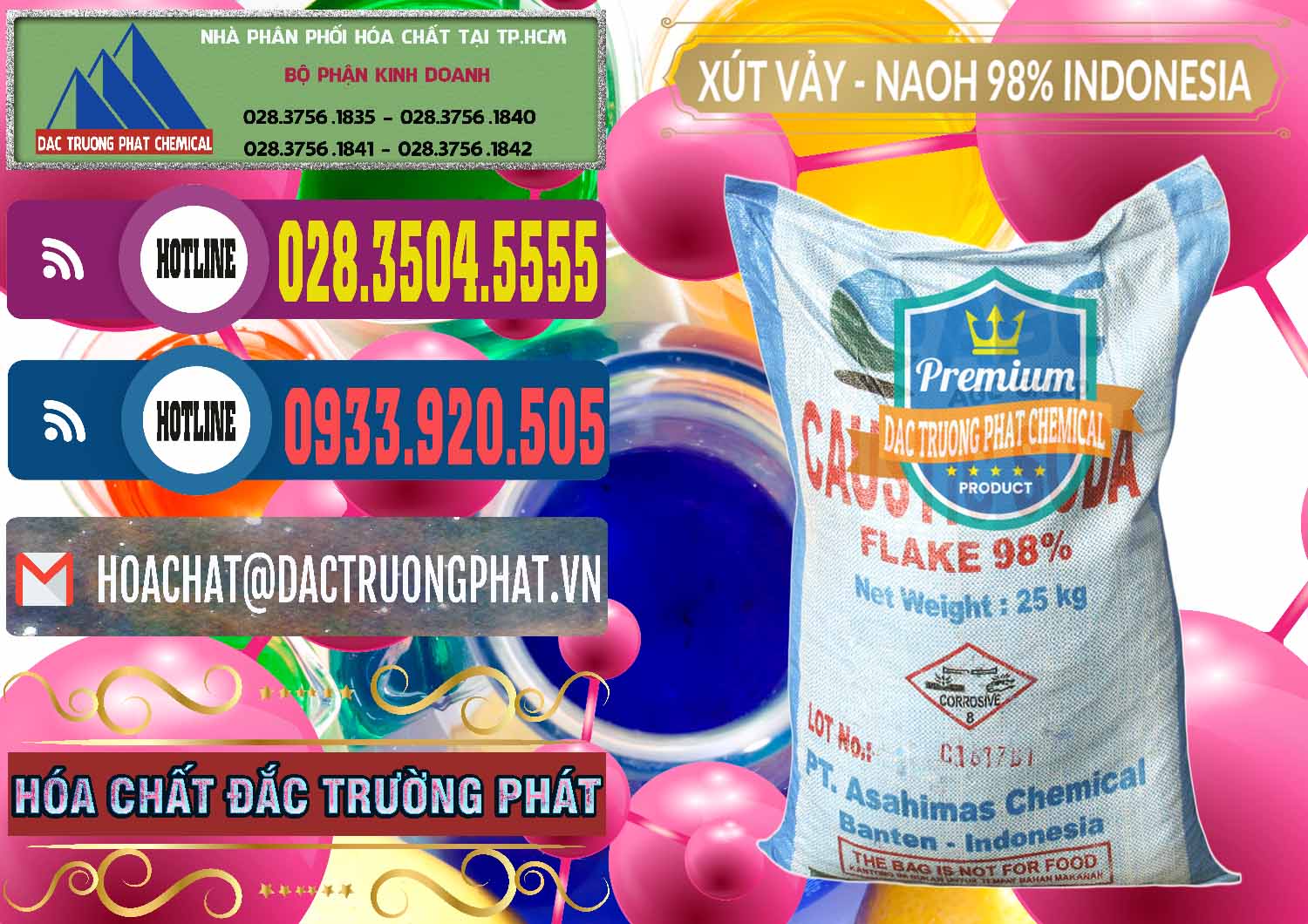 Nhà cung ứng & bán Xút Vảy - NaOH Vảy 98% ASC Indonesia - 0172 - Đơn vị chuyên kinh doanh _ cung cấp hóa chất tại TP.HCM - muabanhoachat.com.vn