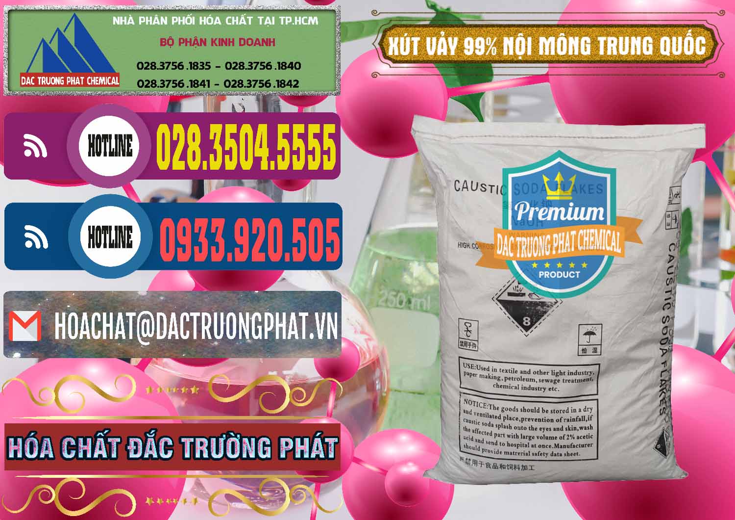 Cty chuyên bán - cung ứng Xút Vảy - NaOH Vảy 99% Nội Mông Trung Quốc China - 0228 - Cty phân phối ( bán ) hóa chất tại TP.HCM - muabanhoachat.com.vn