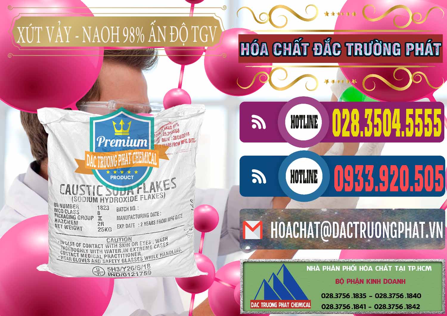 Cty chuyên bán { phân phối } Xút NaOH Vảy & NaOH 98% TGV Ấn Độ India Đơn vị chuyên cung cấp - bán Xút Vảy - NaOH Vảy 98% TGV Ấn Độ India - 0169 - Đơn vị chuyên bán và phân phối hóa chất tại TP.HCM - muabanhoachat.com.vn