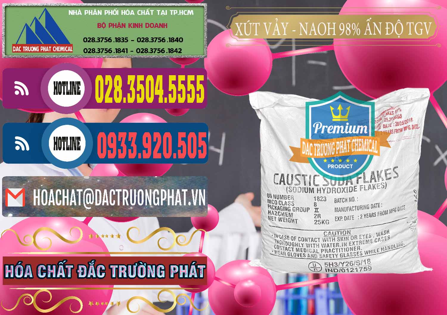 Nơi kinh doanh / bán Kiềm NaOH Dạng Vảy | Xút Vảy 98% TGV Ấn Độ India tại Cần Thơ Đơn vị cung ứng - bán Xút Vảy - NaOH Vảy 98% TGV Ấn Độ India - 0169 - Công ty chuyên kinh doanh - phân phối hóa chất tại TP.HCM - muabanhoachat.com.vn