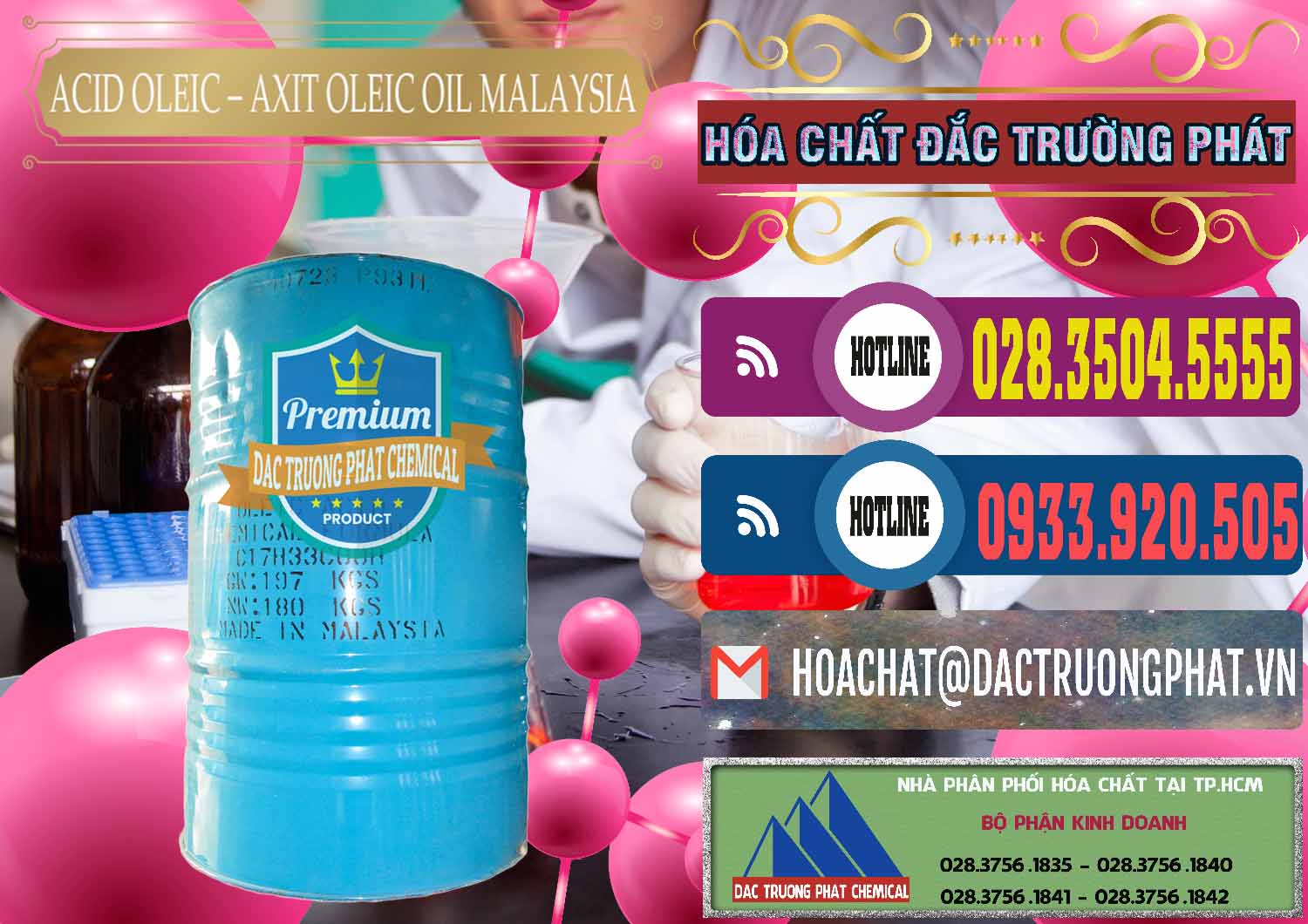 Nơi nhập khẩu _ bán Acid Oleic – Axit Oleic Oil Malaysia - 0013 - Công ty chuyên nhập khẩu ( cung cấp ) hóa chất tại TP.HCM - muabanhoachat.com.vn