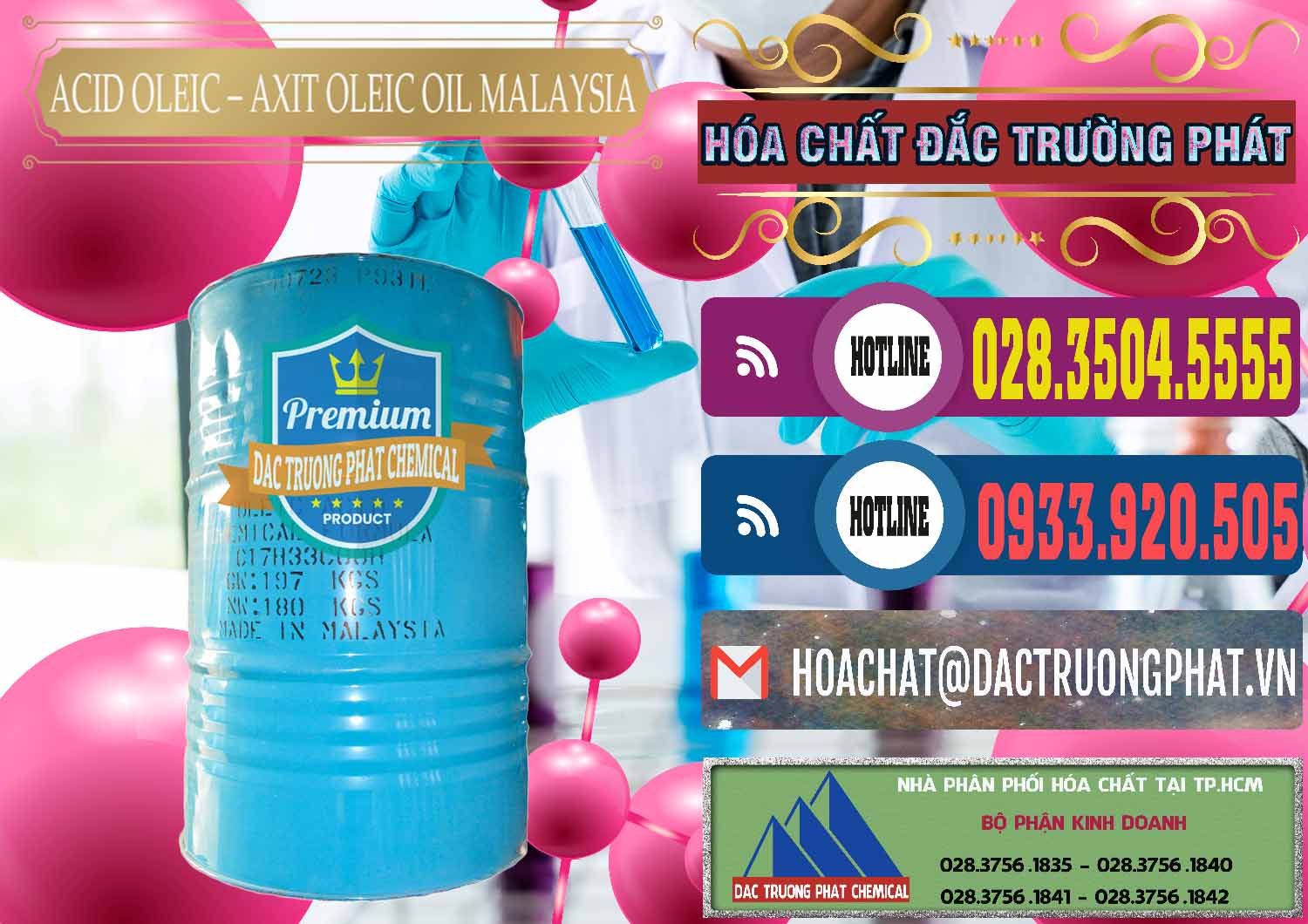 Nơi bán ( cung ứng ) Acid Oleic – Axit Oleic Oil Malaysia - 0013 - Nhà phân phối - cung cấp hóa chất tại TP.HCM - muabanhoachat.com.vn