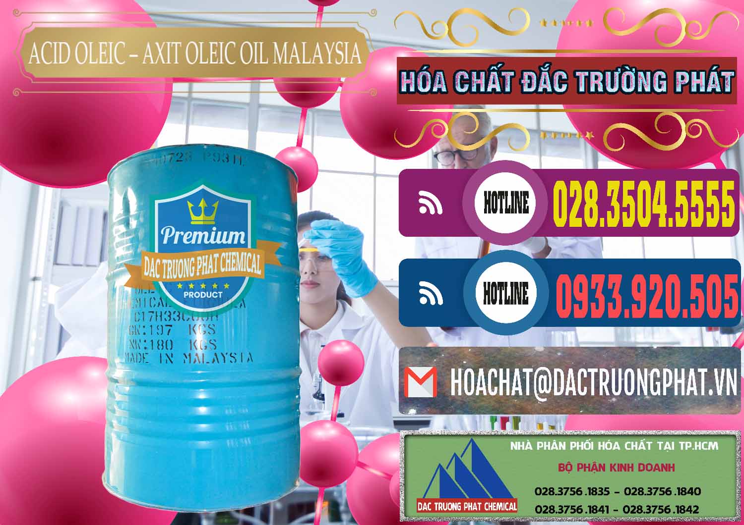 Nơi chuyên phân phối & bán Acid Oleic – Axit Oleic Oil Malaysia - 0013 - Chuyên cung cấp _ nhập khẩu hóa chất tại TP.HCM - muabanhoachat.com.vn