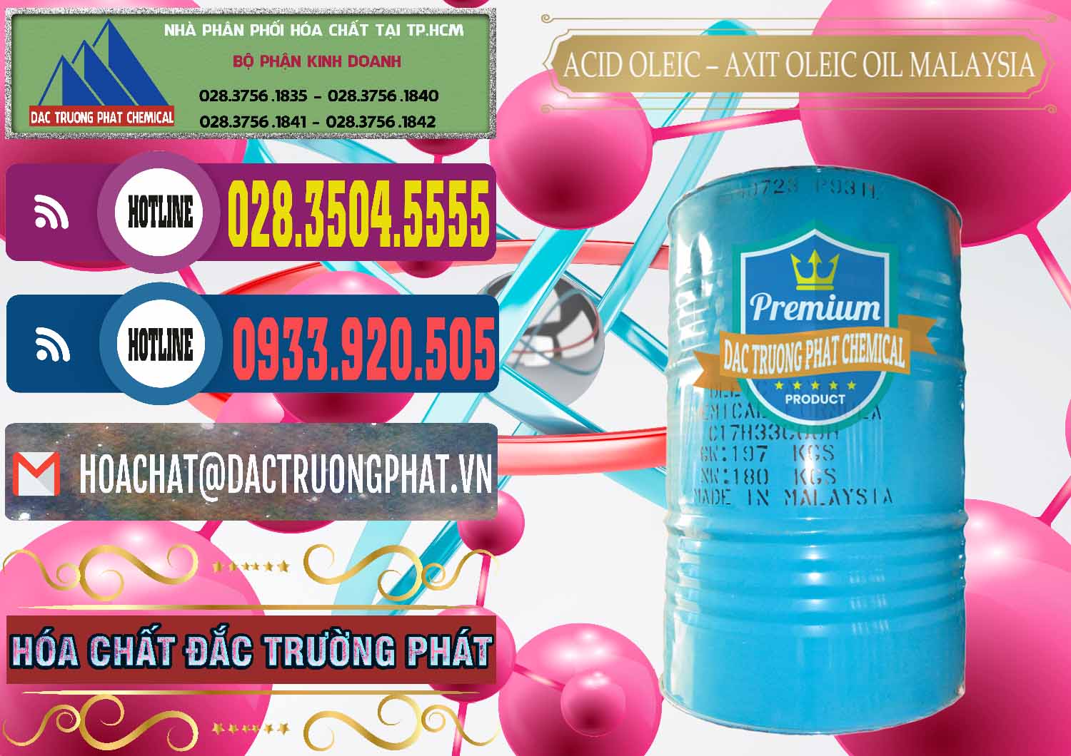 Công ty nhập khẩu _ bán Acid Oleic – Axit Oleic Oil Malaysia - 0013 - Cty chuyên cung cấp _ nhập khẩu hóa chất tại TP.HCM - muabanhoachat.com.vn