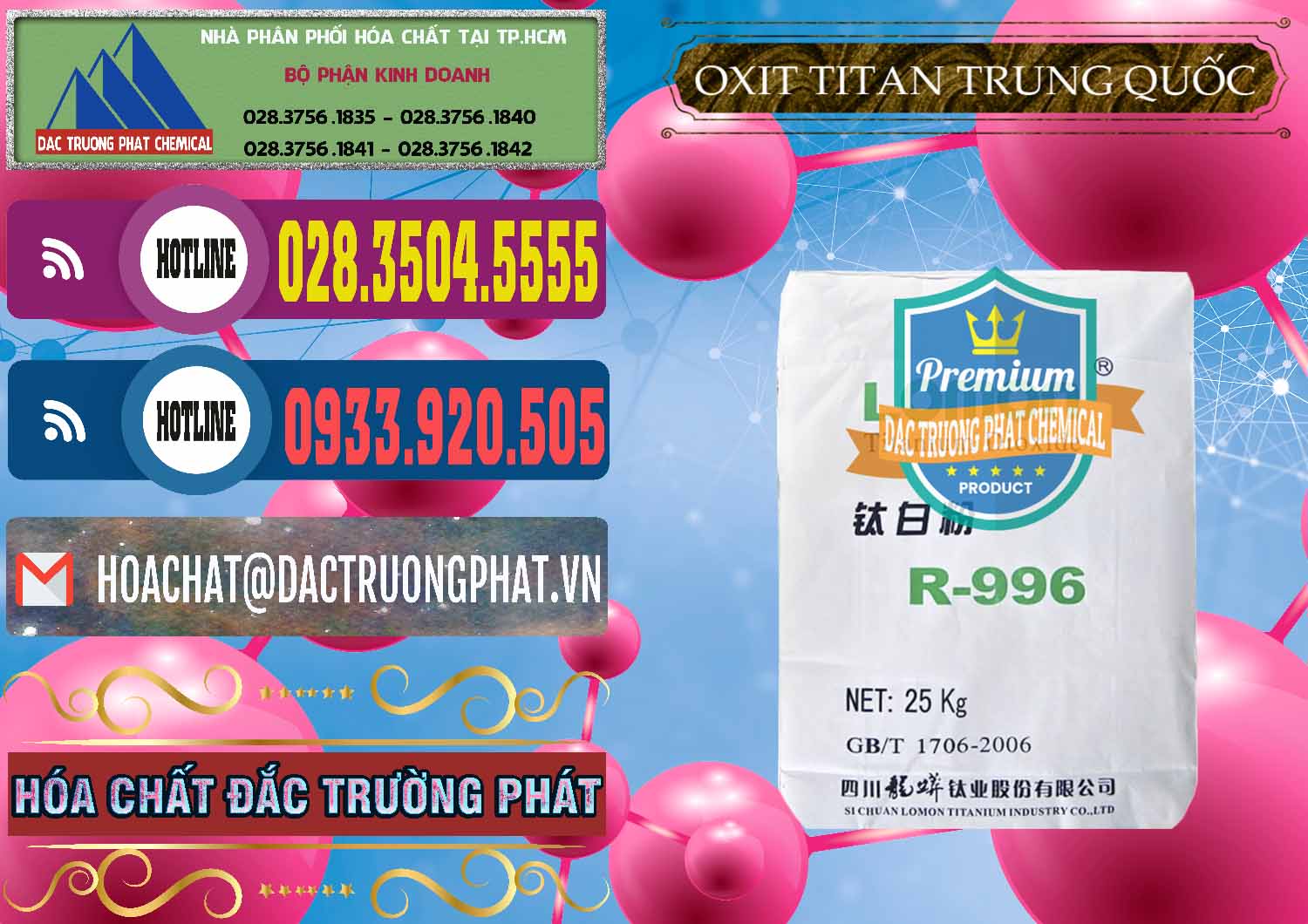 Nhà phân phối ( bán ) Oxit Titan KA100 – Tio2 Trung Quốc China - 0398 - Nơi nhập khẩu - phân phối hóa chất tại TP.HCM - muabanhoachat.com.vn
