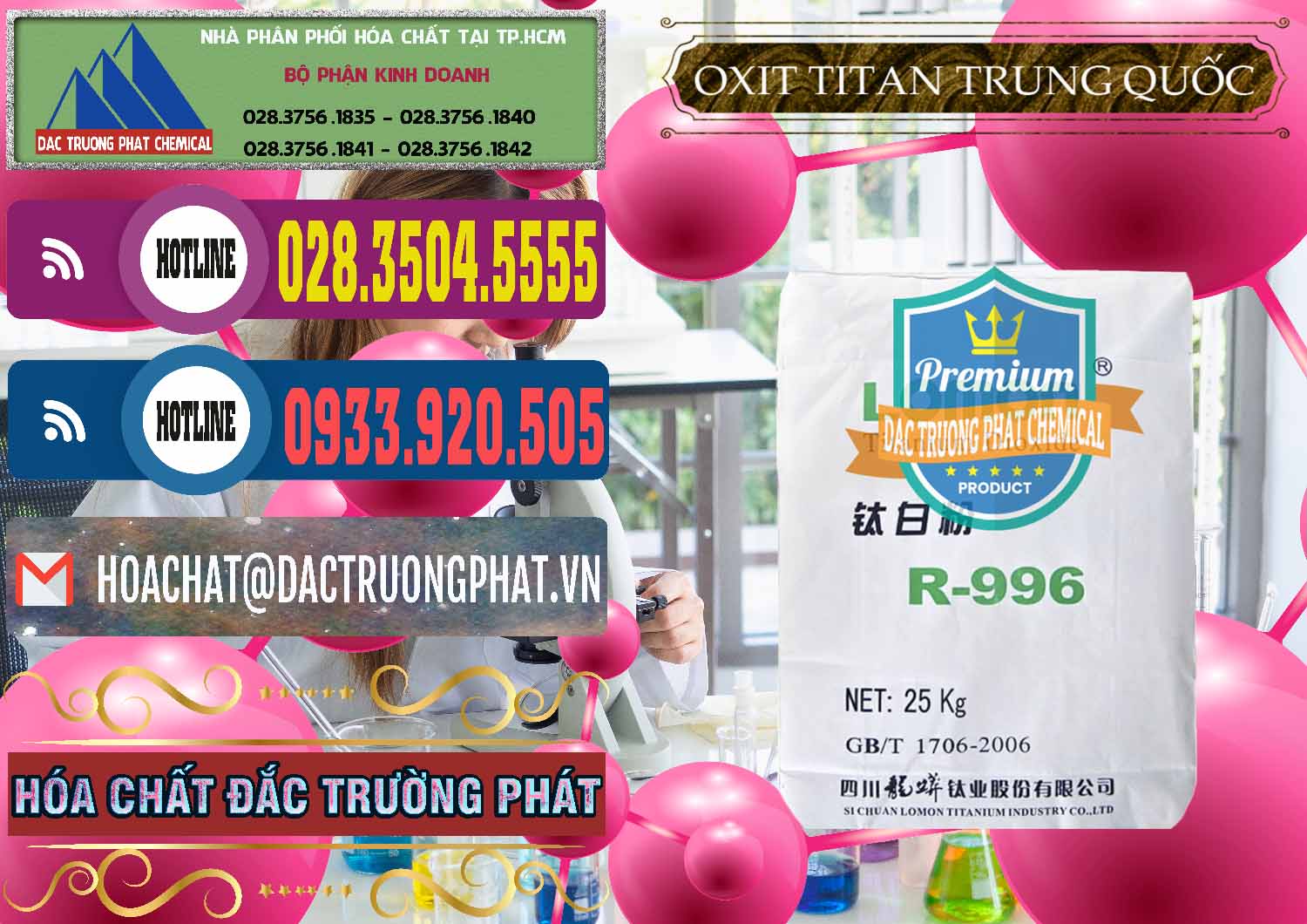 Cty cung cấp & bán Oxit Titan KA100 – Tio2 Trung Quốc China - 0398 - Nơi chuyên phân phối & nhập khẩu hóa chất tại TP.HCM - muabanhoachat.com.vn