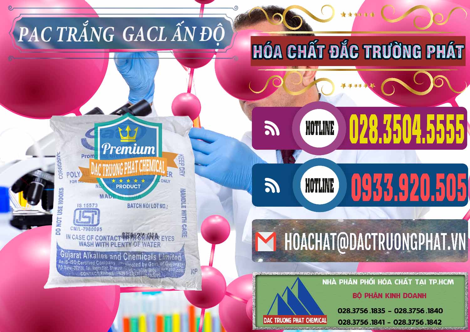 Đơn vị chuyên bán & cung ứng PAC - Polyaluminium Chloride Trắng GACL Ấn Độ India - 0266 - Nơi phân phối & cung cấp hóa chất tại TP.HCM - muabanhoachat.com.vn
