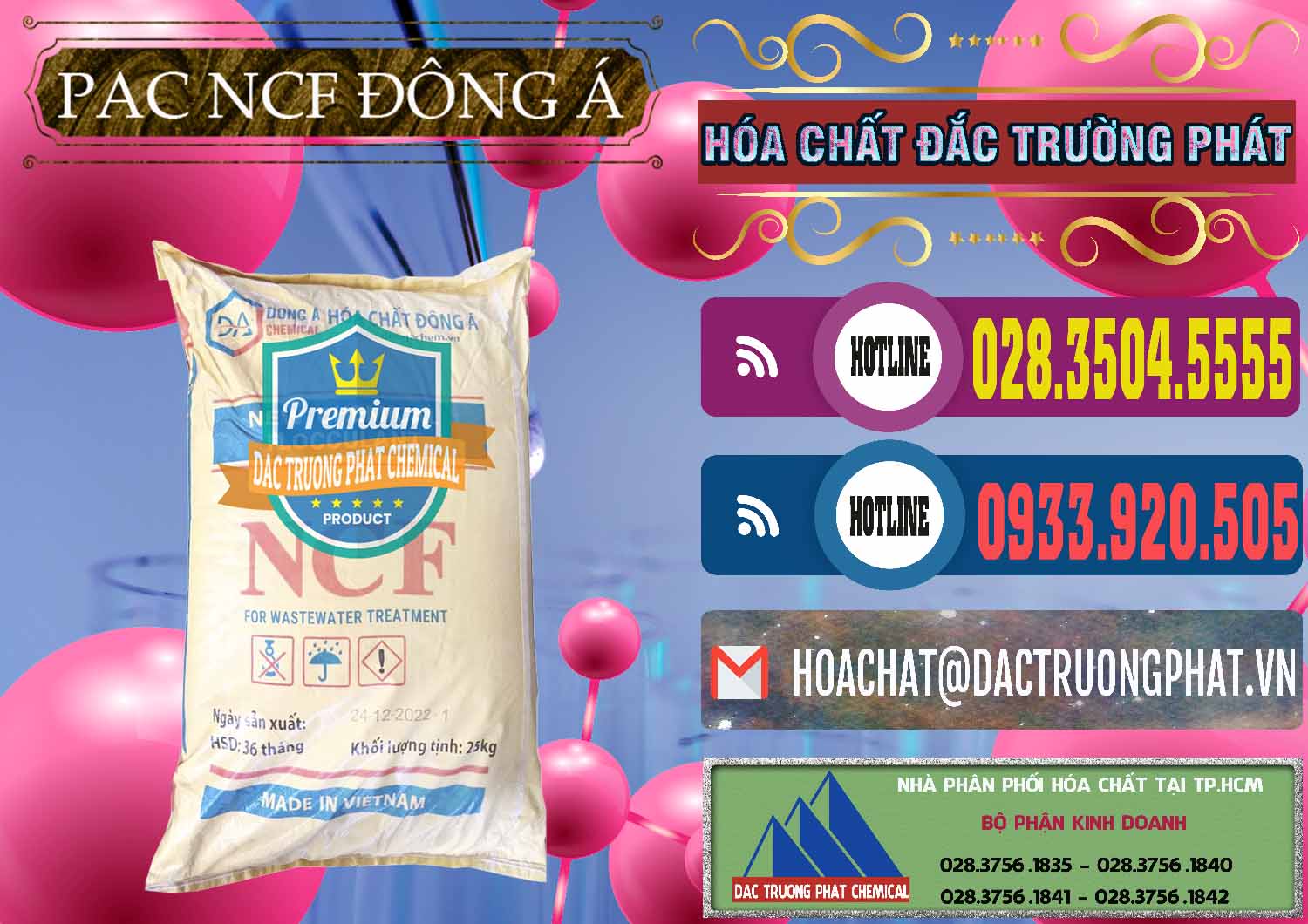 Công ty cung cấp - phân phối PAC - Polyaluminium Chloride Đông Á Việt Nam - 0408 - Bán & cung ứng hóa chất tại TP.HCM - muabanhoachat.com.vn