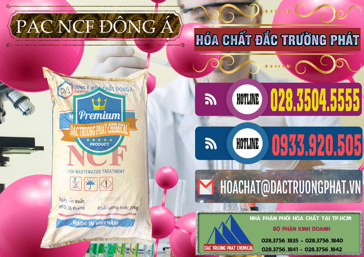 Nhà cung ứng và bán PAC - Polyaluminium Chloride Đông Á Việt Nam - 0408 - Đơn vị bán và cung ứng hóa chất tại TP.HCM - muabanhoachat.com.vn