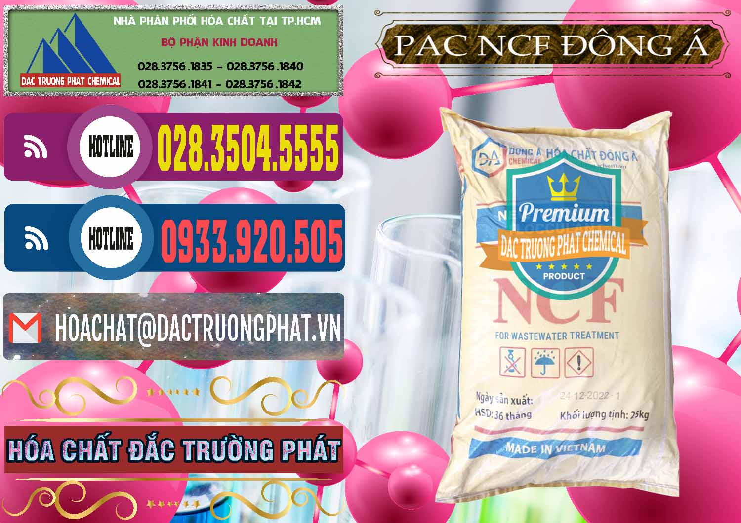Đơn vị chuyên kinh doanh ( cung cấp ) PAC - Polyaluminium Chloride Đông Á Việt Nam - 0408 - Đơn vị kinh doanh & bán hóa chất tại TP.HCM - muabanhoachat.com.vn