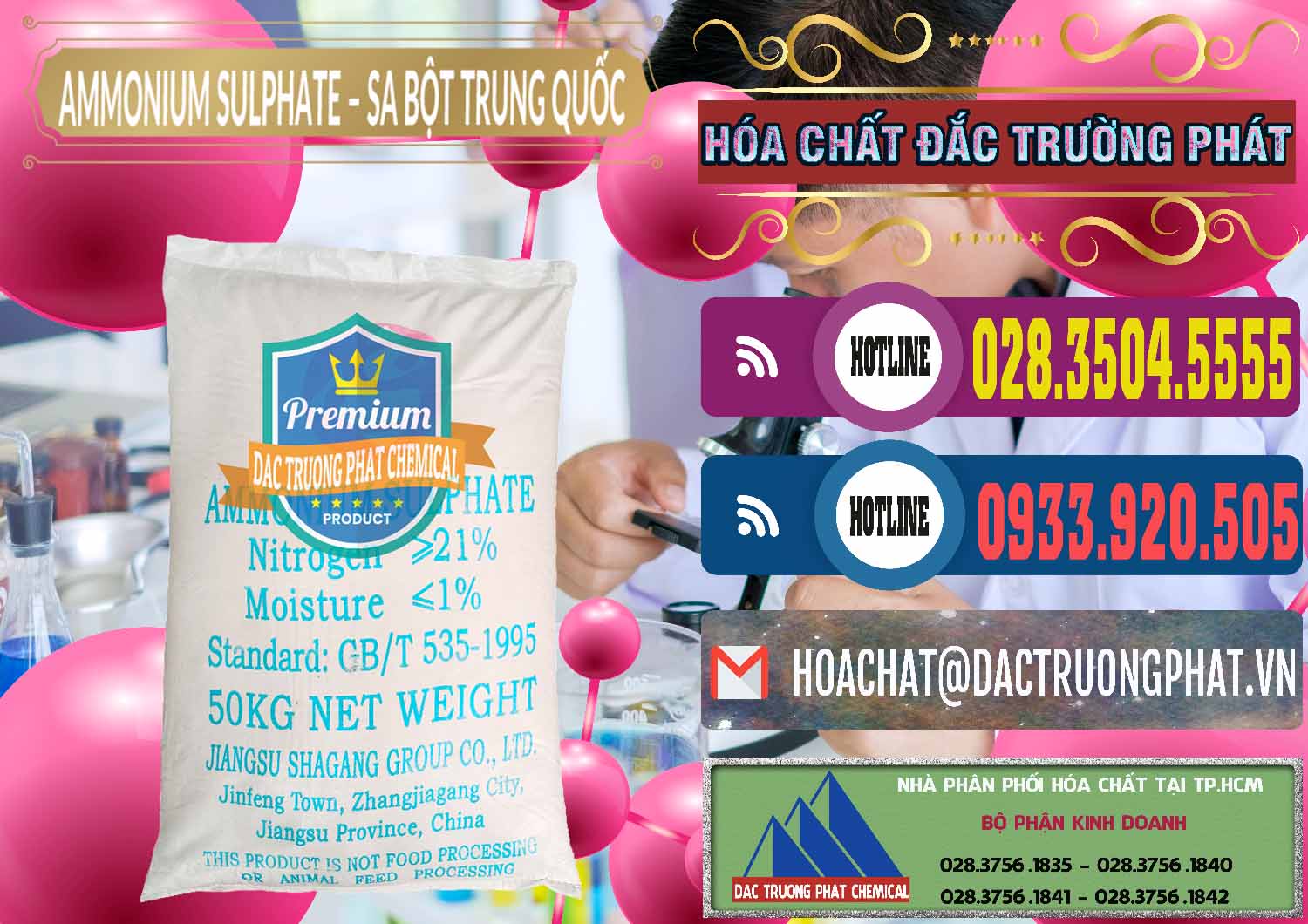 Bán và cung cấp Ammonium Sulphate – Phân Sa Trung Quốc China - 0024 - Chuyên phân phối ( bán ) hóa chất tại TP.HCM - muabanhoachat.com.vn