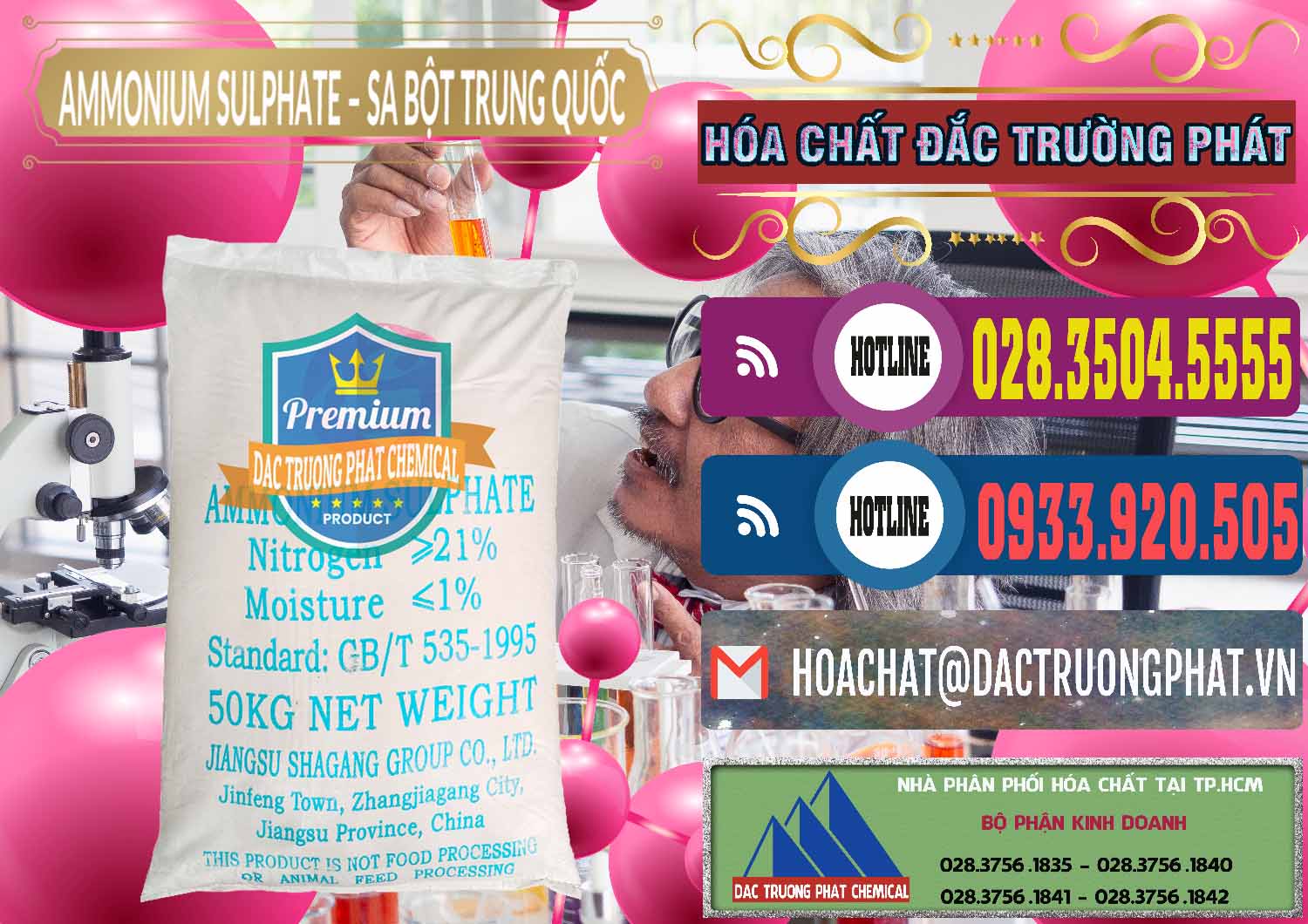 Cung ứng - bán Ammonium Sulphate – Phân Sa Trung Quốc China - 0024 - Nơi chuyên nhập khẩu & phân phối hóa chất tại TP.HCM - muabanhoachat.com.vn