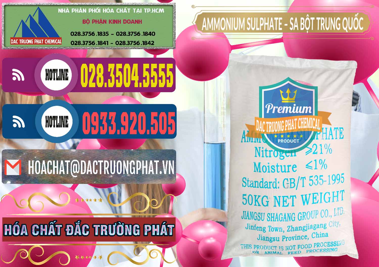 Nơi chuyên bán ( phân phối ) Ammonium Sulphate – Phân Sa Trung Quốc China - 0024 - Công ty chuyên kinh doanh và phân phối hóa chất tại TP.HCM - muabanhoachat.com.vn