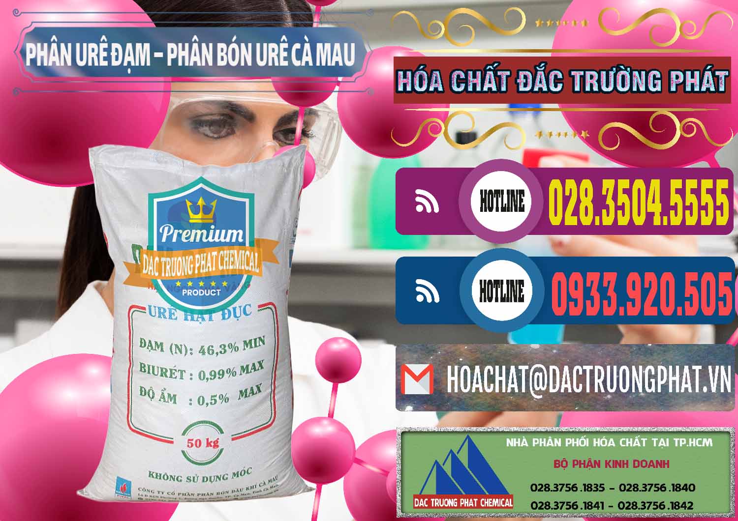 Đơn vị bán - cung ứng Phân Urê Đạm – Phân Bón Urê Cà Mau Việt Nam - 0192 - Đơn vị kinh doanh _ bán hóa chất tại TP.HCM - muabanhoachat.com.vn