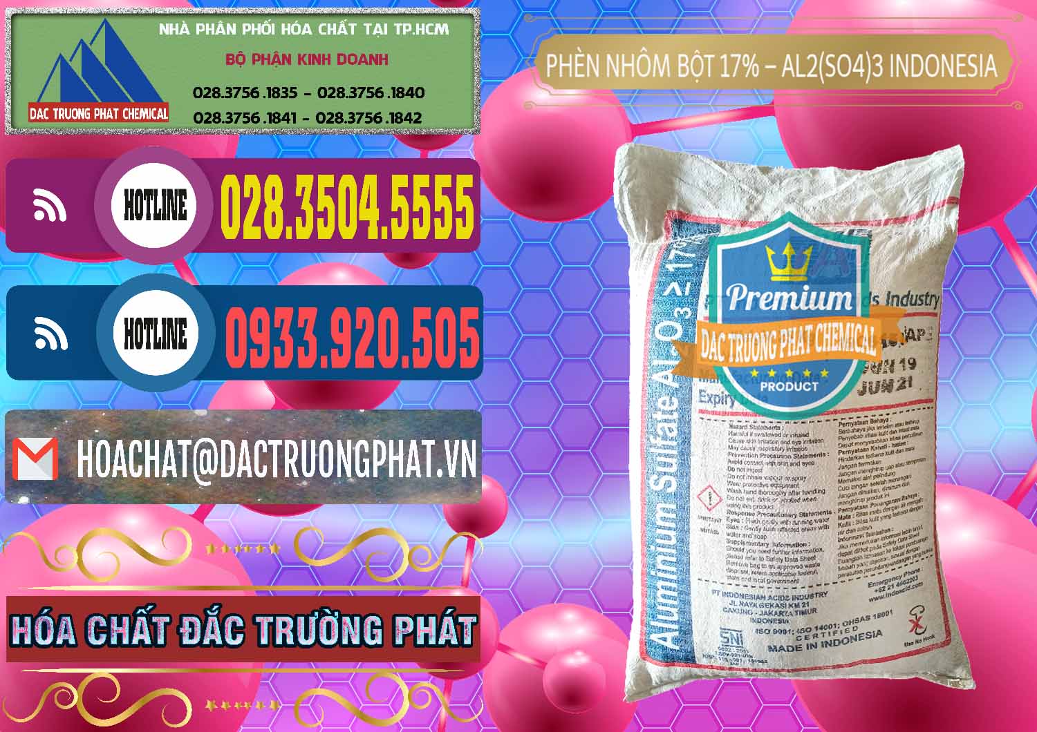 Chuyên cung ứng và bán Phèn Nhôm Bột - Al2(SO4)3 17% bao 25kg Indonesia - 0114 - Nơi phân phối và cung ứng hóa chất tại TP.HCM - muabanhoachat.com.vn