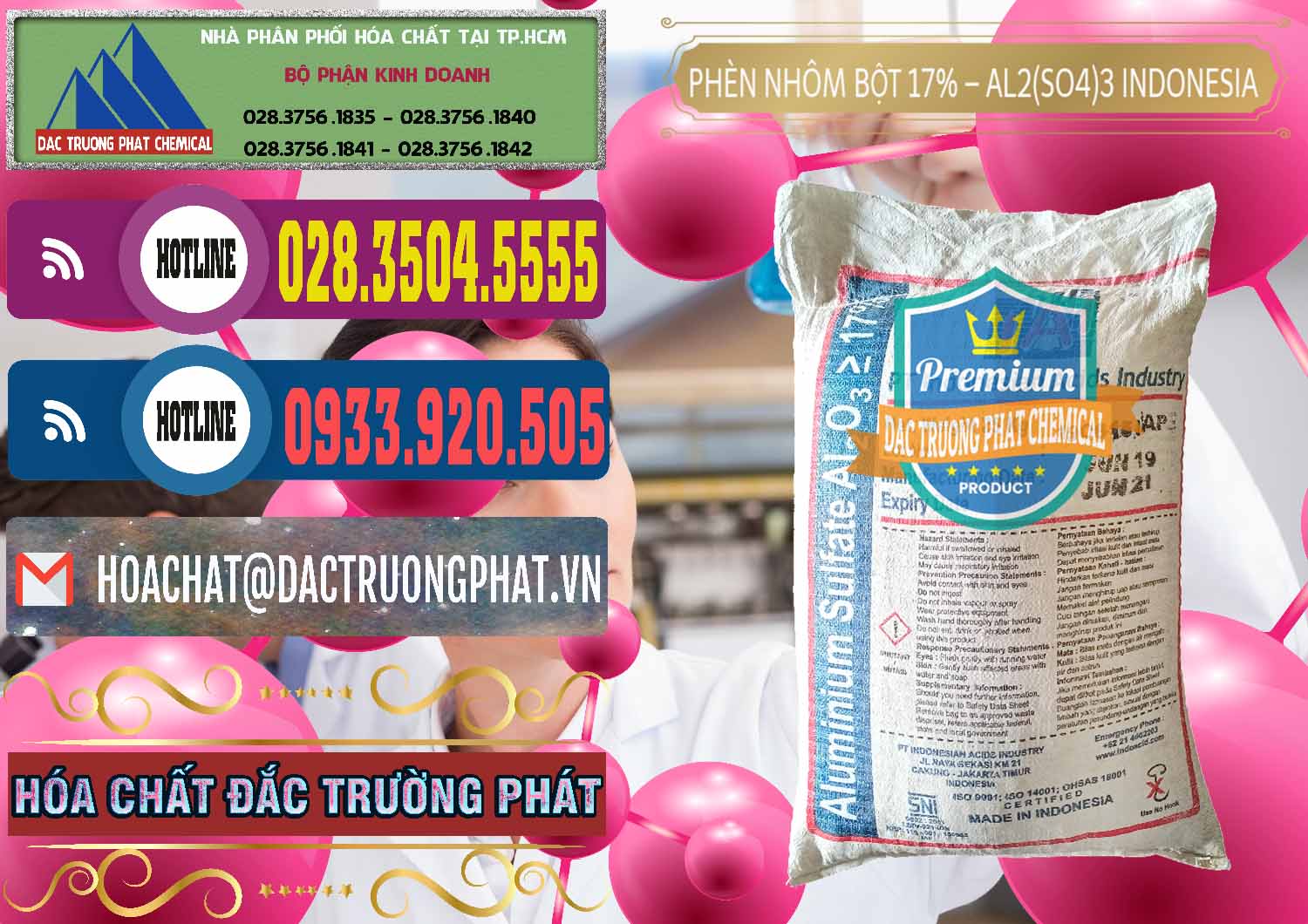 Bán - cung ứng Phèn Nhôm Bột - Al2(SO4)3 17% bao 25kg Indonesia - 0114 - Chuyên phân phối _ nhập khẩu hóa chất tại TP.HCM - muabanhoachat.com.vn