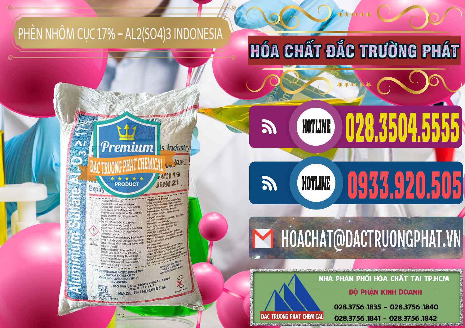 Chuyên bán & phân phối Phèn Nhôm Cục - Al2(SO4)3 17% bao 25kg Indonesia - 0115 - Cty cung cấp ( phân phối ) hóa chất tại TP.HCM - muabanhoachat.com.vn