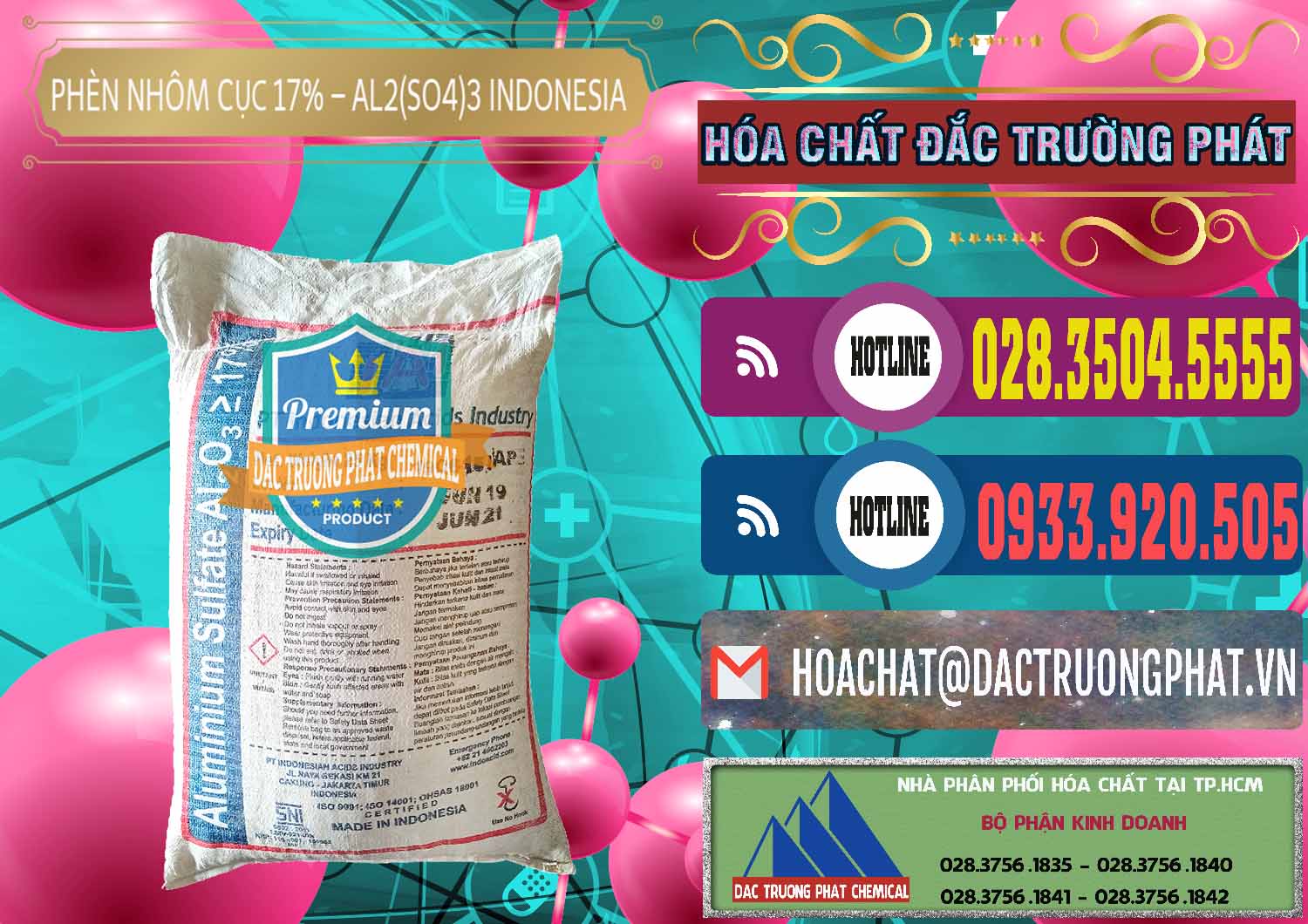 Nơi chuyên bán _ cung ứng Phèn Nhôm Cục - Al2(SO4)3 17% bao 25kg Indonesia - 0115 - Nhà nhập khẩu và cung cấp hóa chất tại TP.HCM - muabanhoachat.com.vn