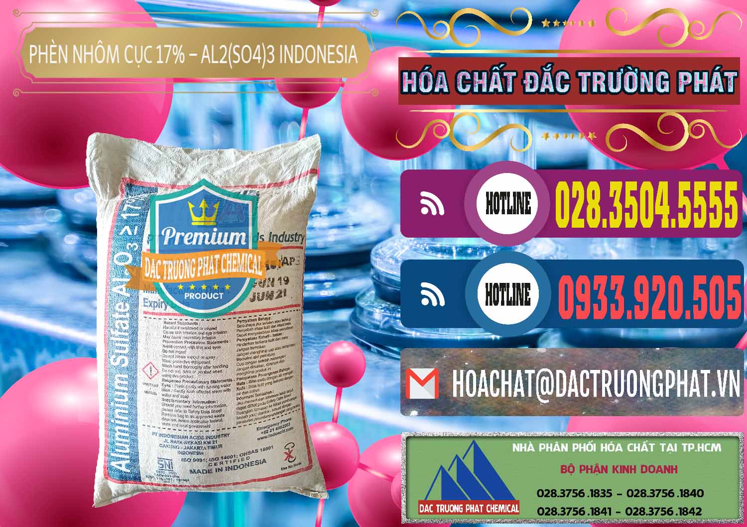 Đơn vị bán và cung ứng Phèn Nhôm Cục - Al2(SO4)3 17% bao 25kg Indonesia - 0115 - Công ty chuyên phân phối & cung ứng hóa chất tại TP.HCM - muabanhoachat.com.vn