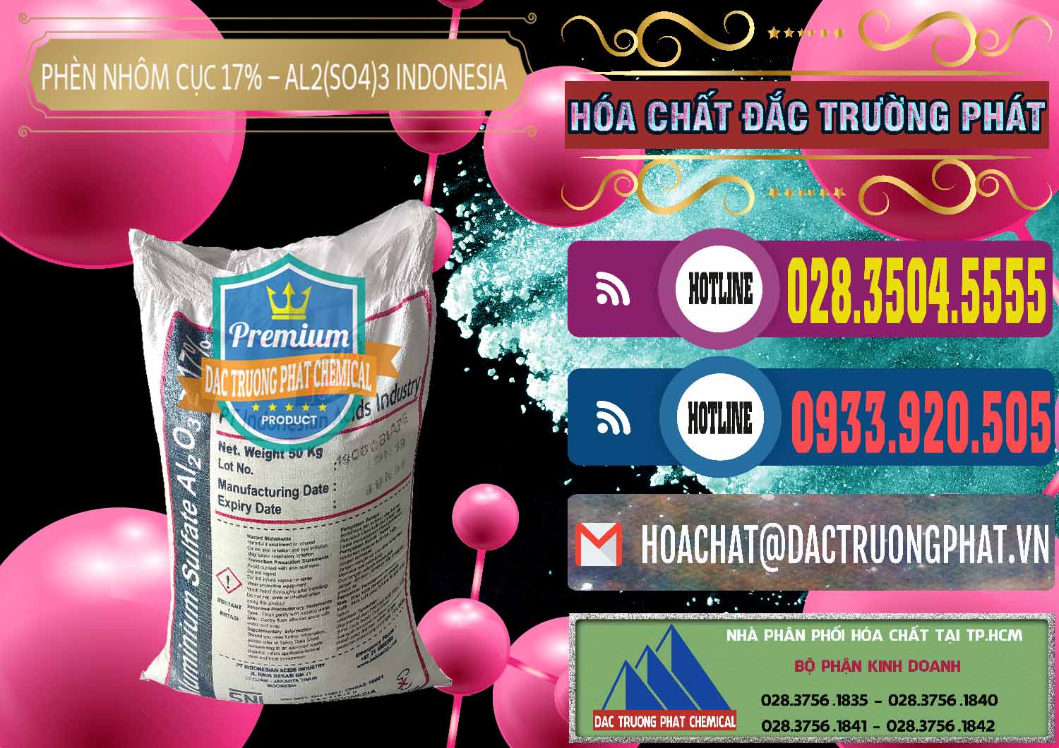 Đơn vị chuyên phân phối & bán Phèn Nhôm Cục - Al2(SO4)3 17% bao 50kg Indonesia - 0113 - Công ty cung cấp - bán hóa chất tại TP.HCM - muabanhoachat.com.vn