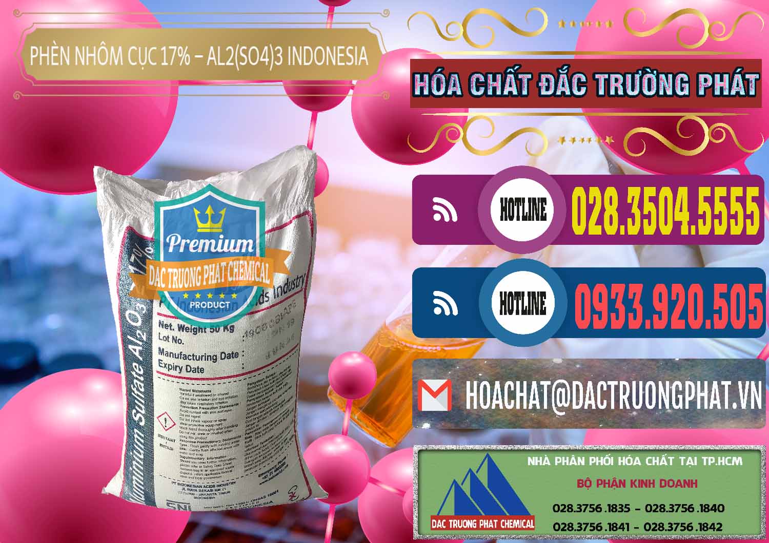 Cty bán - cung cấp Phèn Nhôm Cục - Al2(SO4)3 17% bao 50kg Indonesia - 0113 - Công ty chuyên phân phối _ bán hóa chất tại TP.HCM - muabanhoachat.com.vn