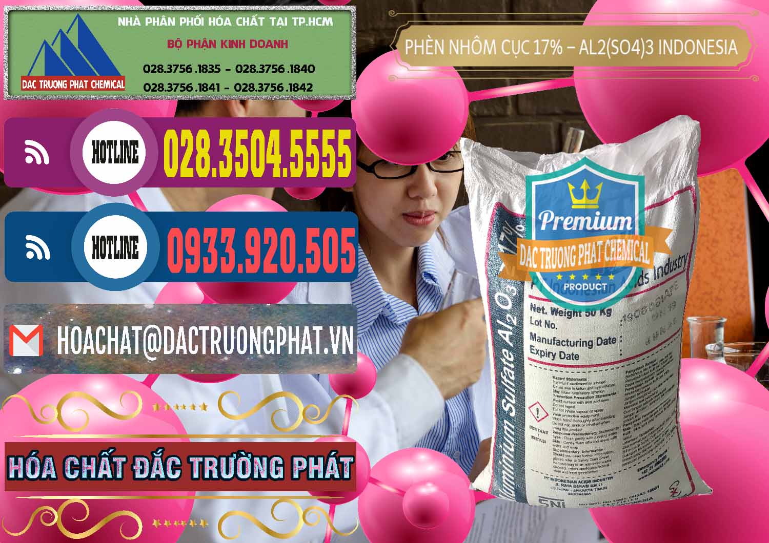Chuyên kinh doanh & bán Phèn Nhôm Cục - Al2(SO4)3 17% bao 50kg Indonesia - 0113 - Nhà nhập khẩu _ cung cấp hóa chất tại TP.HCM - muabanhoachat.com.vn