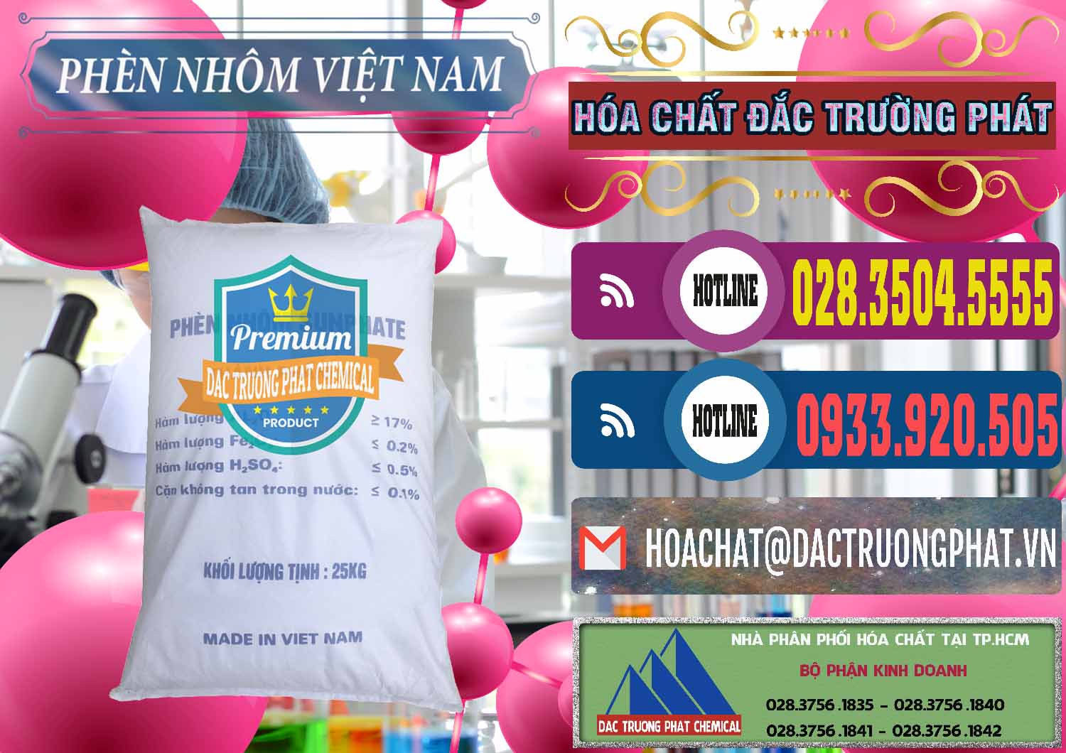 Phân phối ( cung cấp ) Phèn Nhôm - Al2(SO4)3 17% Việt Nam - 0465 - Phân phối _ bán hóa chất tại TP.HCM - muabanhoachat.com.vn