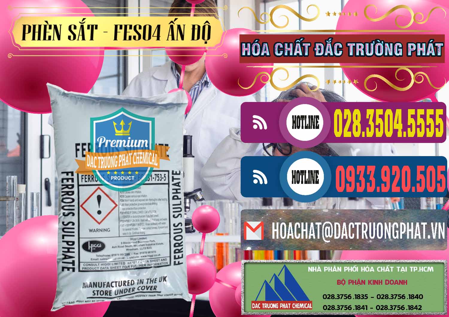Chuyên cung ứng & bán Phèn Sắt - FeSO4.7H2O Ấn Độ India - 0354 - Công ty chuyên bán - cung cấp hóa chất tại TP.HCM - muabanhoachat.com.vn