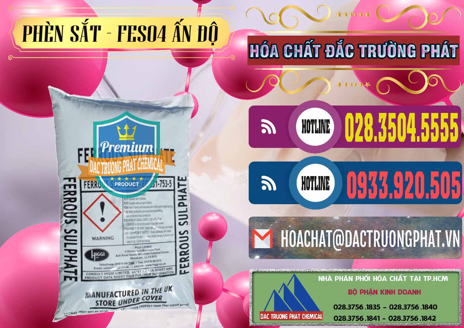 Nơi bán ( cung cấp ) Phèn Sắt - FeSO4.7H2O Ấn Độ India - 0354 - Đơn vị phân phối - cung cấp hóa chất tại TP.HCM - muabanhoachat.com.vn