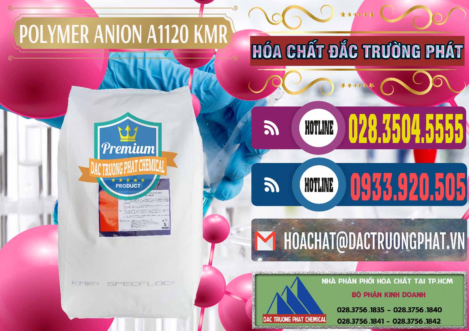 Đơn vị nhập khẩu & bán Polymer Anion A1120 - KMR Anh Quốc England - 0119 - Nhà cung cấp ( phân phối ) hóa chất tại TP.HCM - muabanhoachat.com.vn
