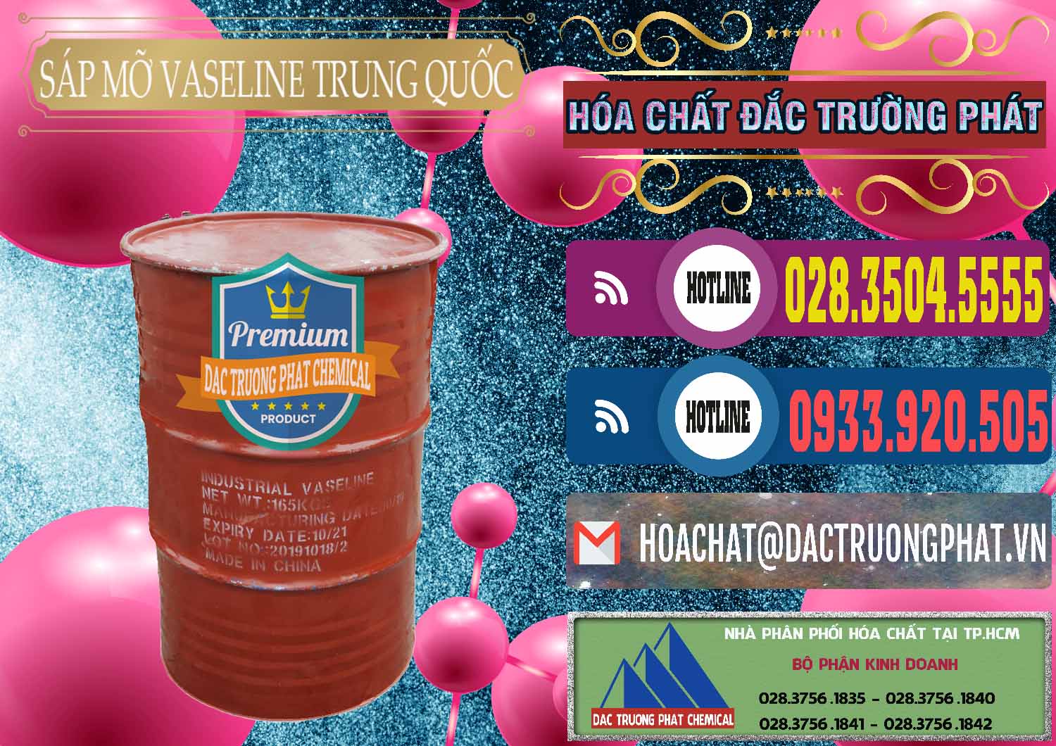 Cty chuyên cung cấp _ bán Sáp Mỡ Vaseline Trung Quốc China - 0122 - Công ty chuyên bán _ phân phối hóa chất tại TP.HCM - muabanhoachat.com.vn