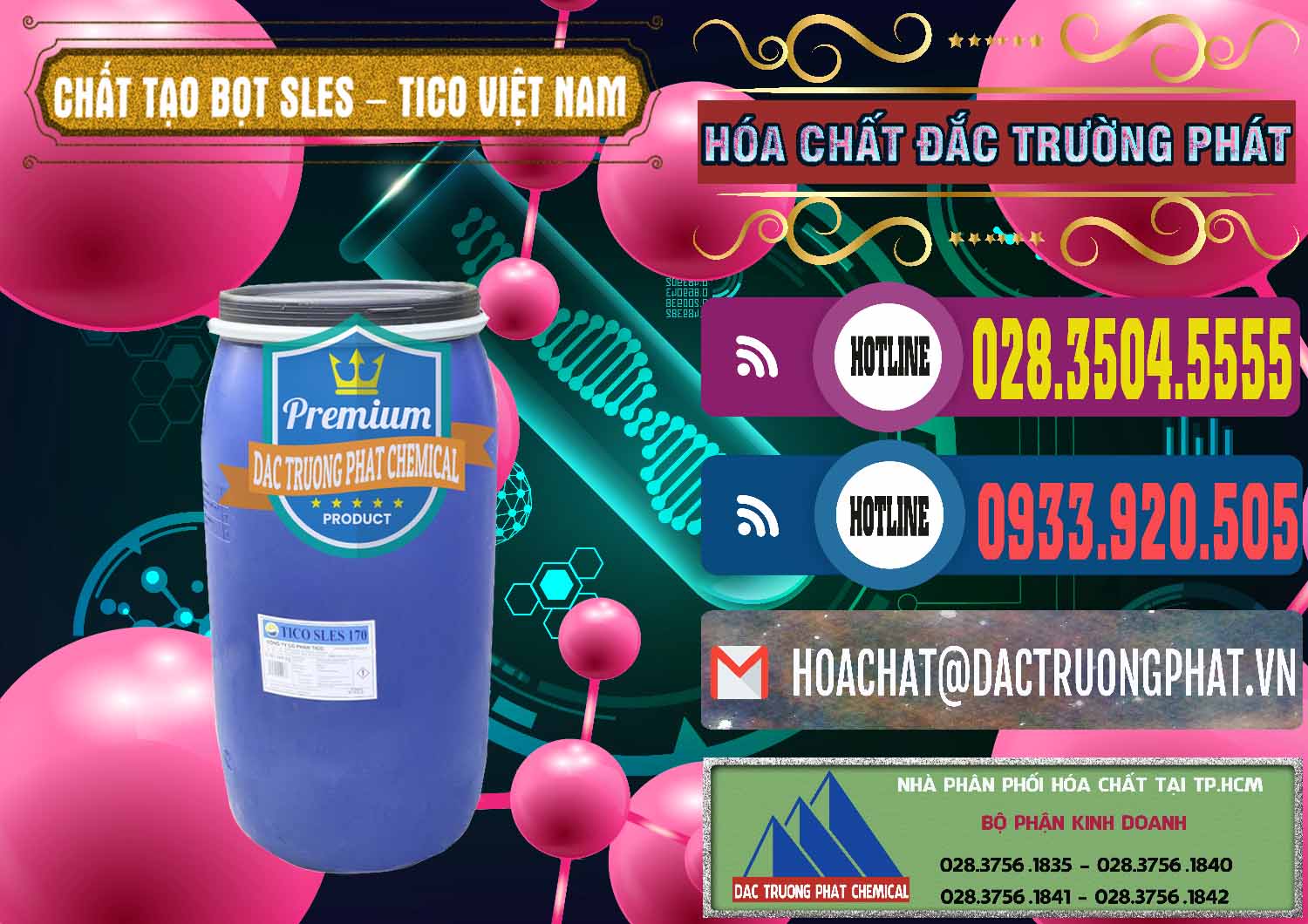 Đơn vị bán và cung ứng Chất Tạo Bọt Sles - Sodium Lauryl Ether Sulphate Tico Việt Nam - 0304 - Cty chuyên phân phối _ bán hóa chất tại TP.HCM - muabanhoachat.com.vn