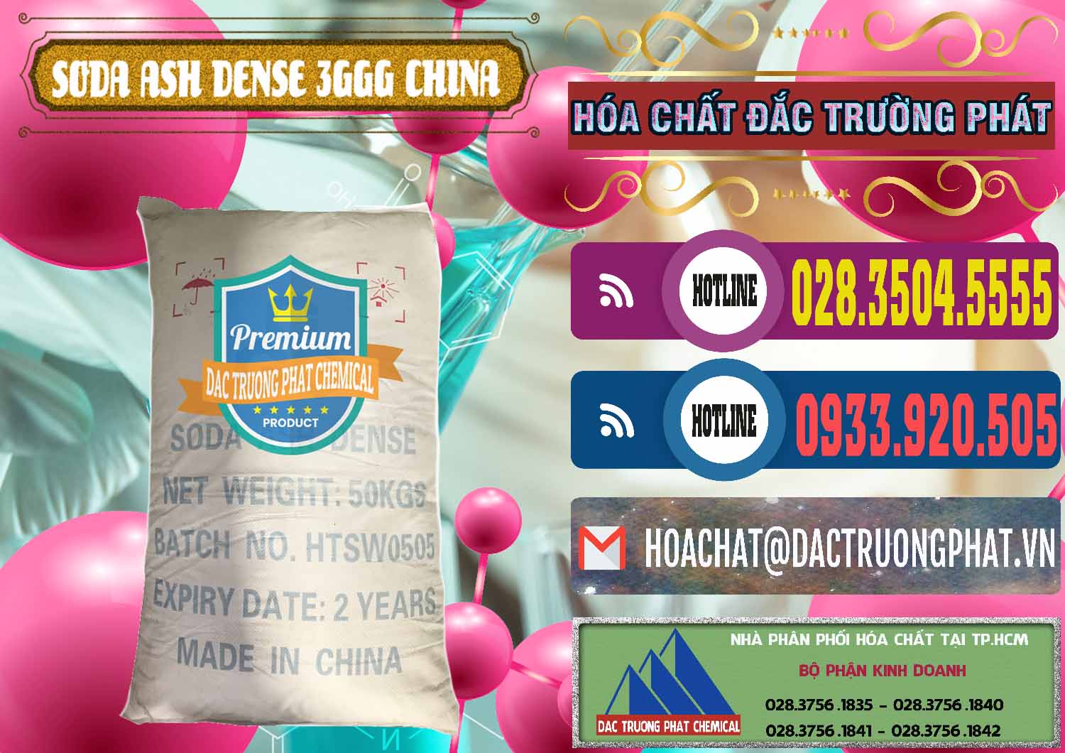 Cty chuyên phân phối - bán Soda Ash Dense - NA2CO3 3GGG Trung Quốc China - 0335 - Đơn vị chuyên nhập khẩu ( cung cấp ) hóa chất tại TP.HCM - muabanhoachat.com.vn