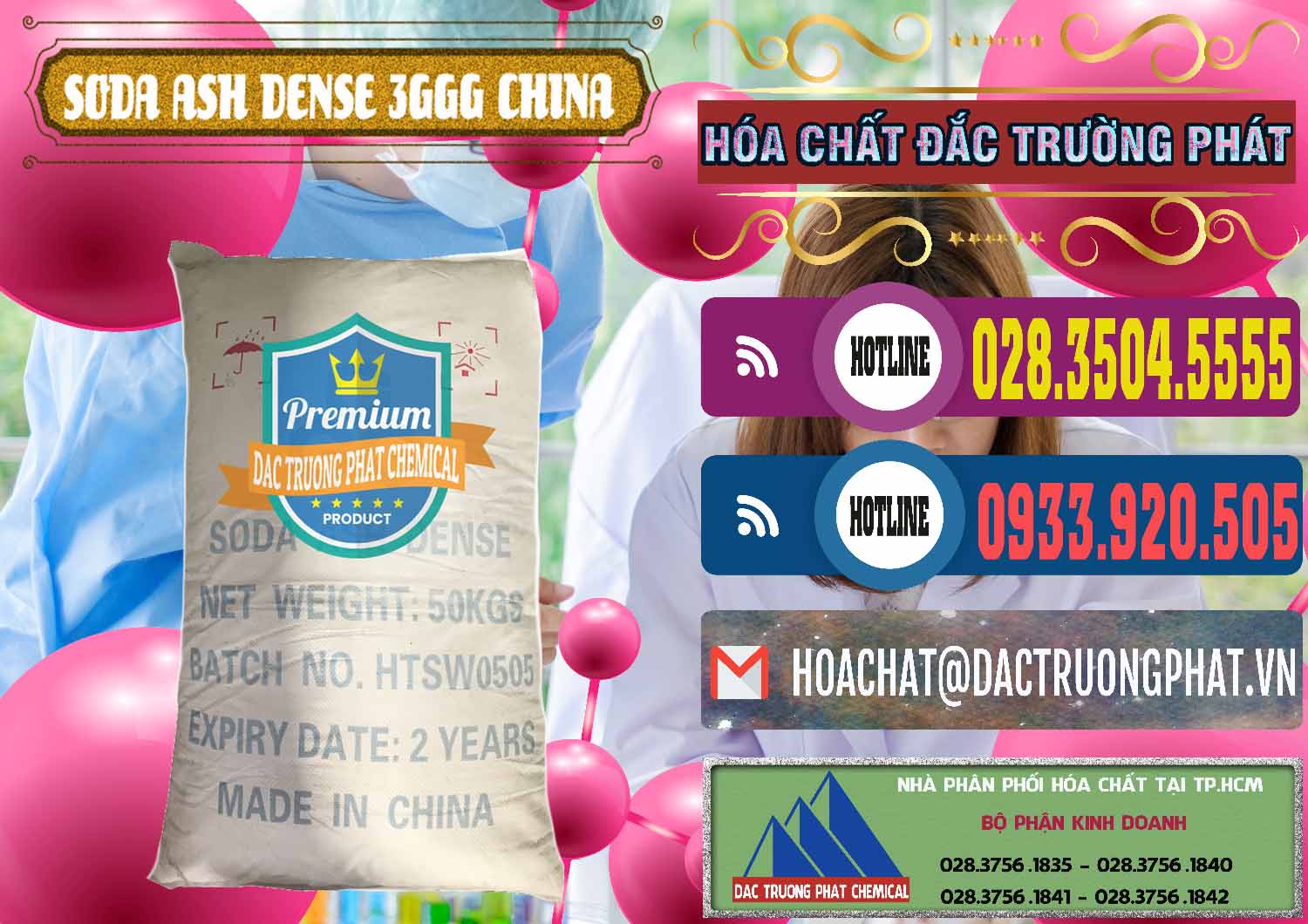 Đơn vị bán - phân phối Soda Ash Dense - NA2CO3 3GGG Trung Quốc China - 0335 - Nơi chuyên kinh doanh ( cung cấp ) hóa chất tại TP.HCM - muabanhoachat.com.vn