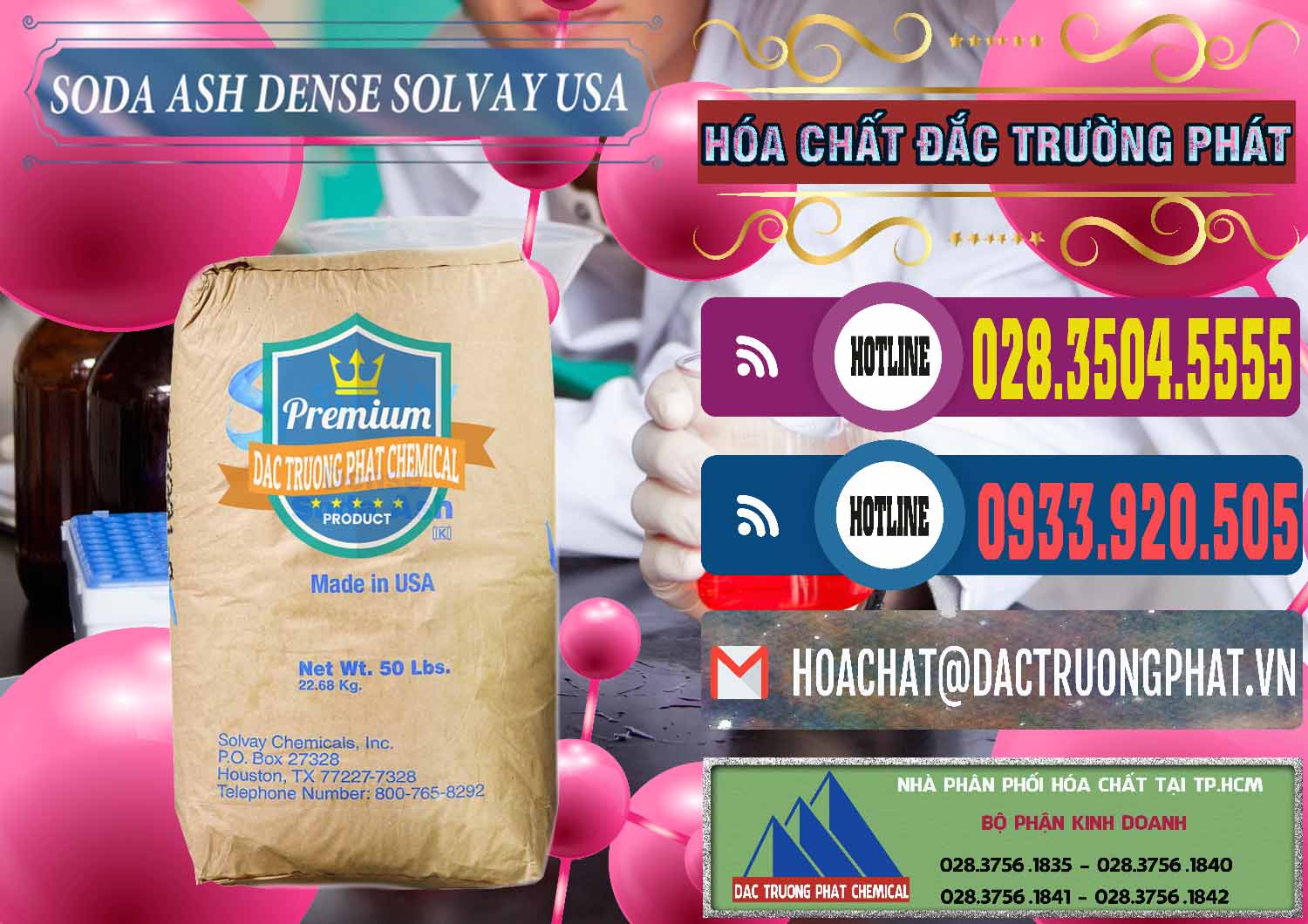 Đơn vị bán & cung ứng Soda Ash Dense - NA2CO3 Solvay Mỹ USA - 0337 - Công ty nhập khẩu _ phân phối hóa chất tại TP.HCM - muabanhoachat.com.vn