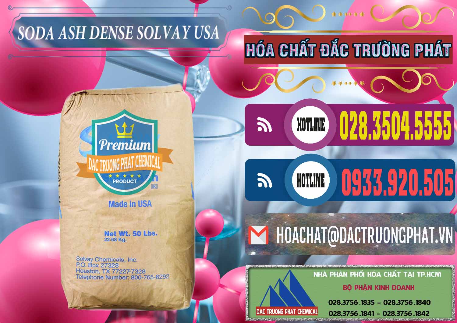 Nơi phân phối _ bán Soda Ash Dense - NA2CO3 Solvay Mỹ USA - 0337 - Công ty cung cấp _ bán hóa chất tại TP.HCM - muabanhoachat.com.vn